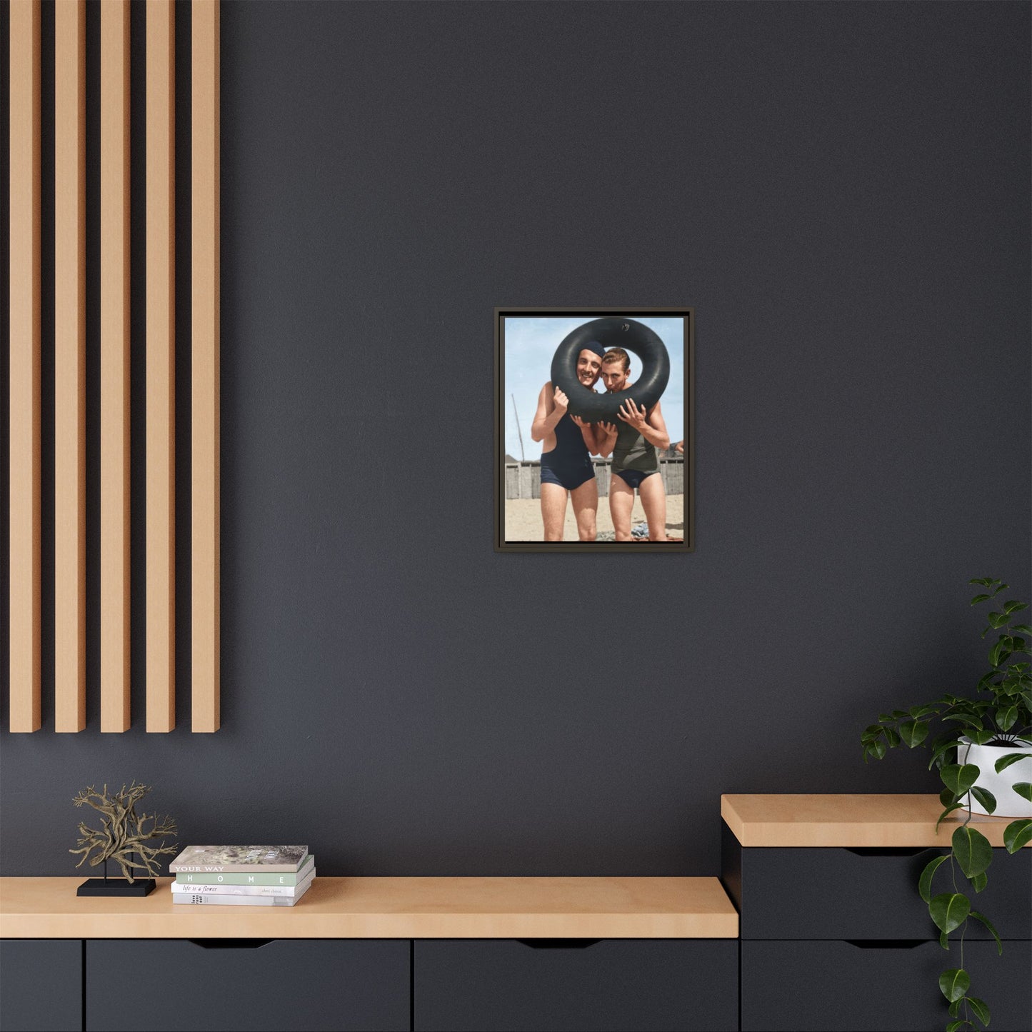 nager 006 | Framed Vintage Photo - Matte Canvas