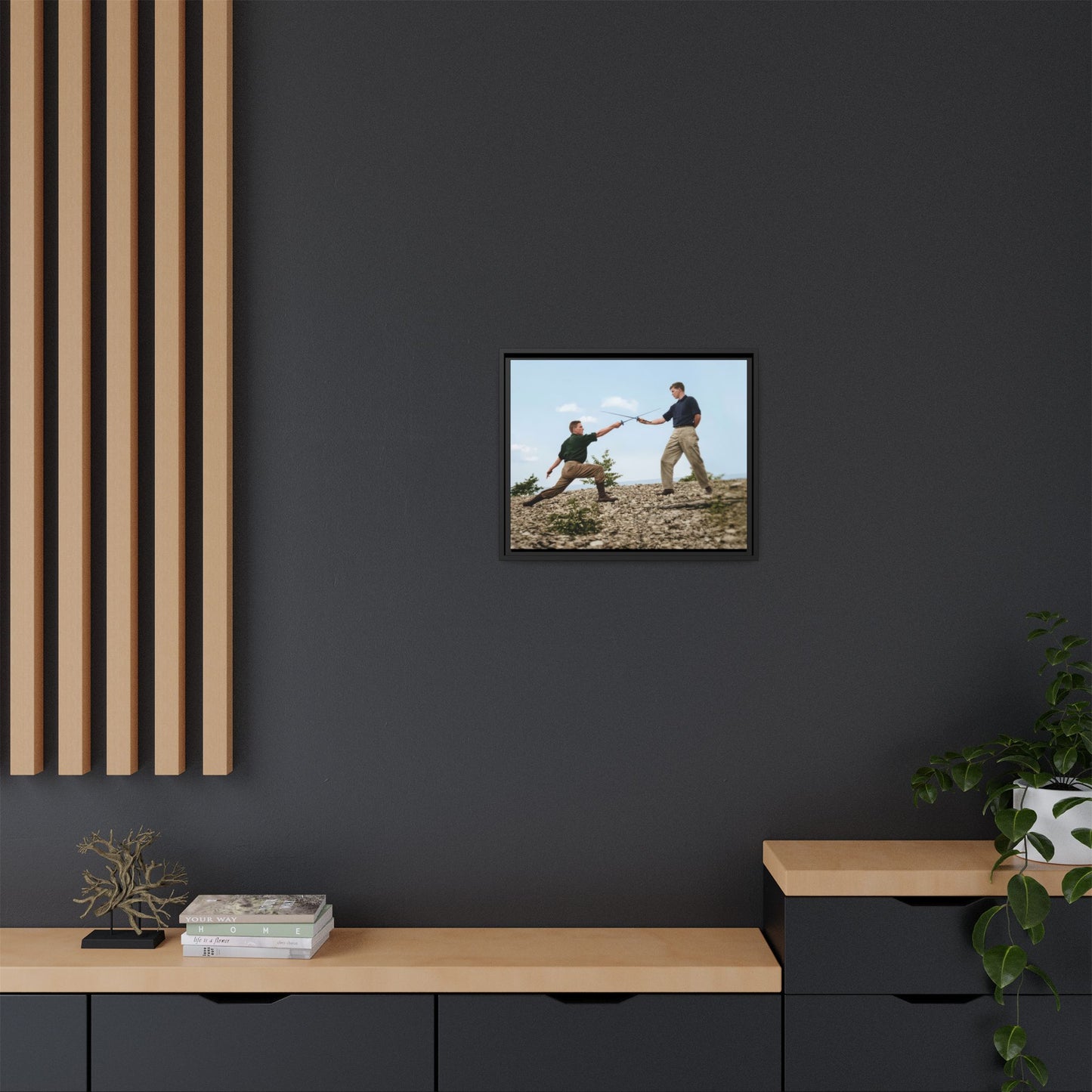 athlétisme 029 | Framed Vintage Photo - Matte Canvas