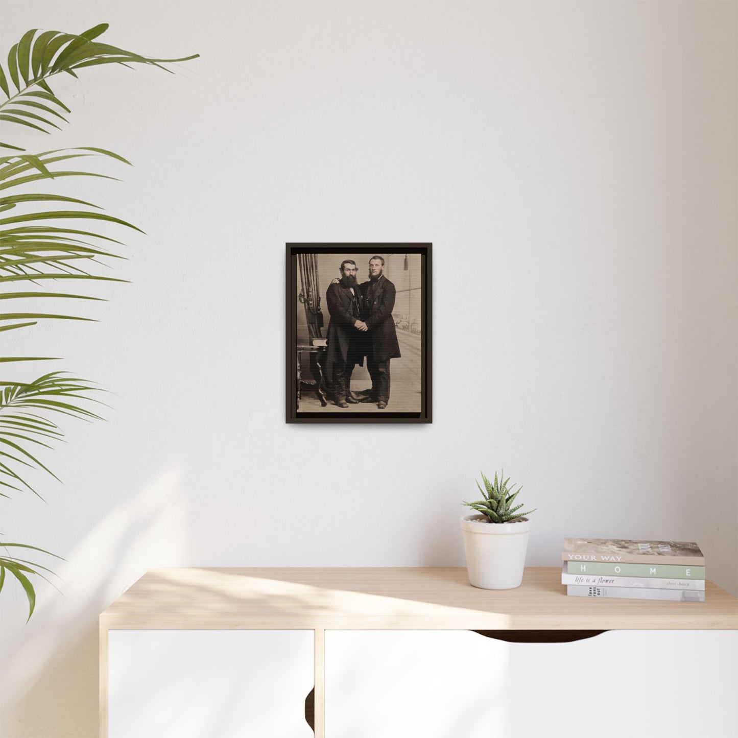 paire 022 | Framed Vintage Photo - Matte Canvas