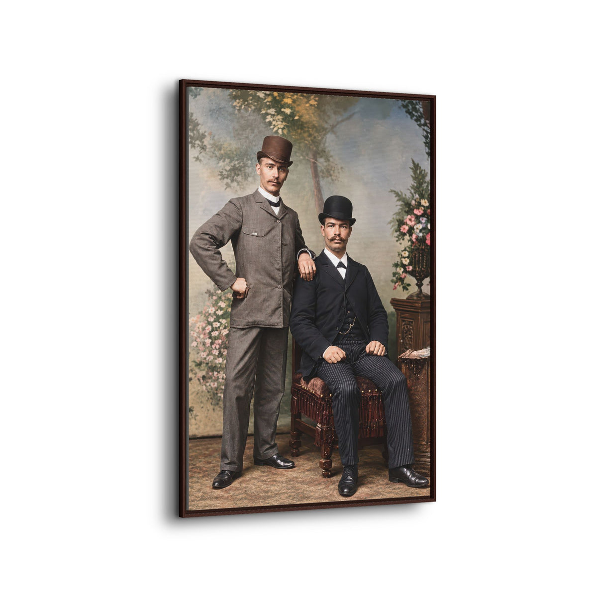 paire 068 | Framed Vintage Photo - Matte Canvas