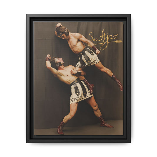 athlétisme 015 | Framed Vintage Photo - Matte Canvas