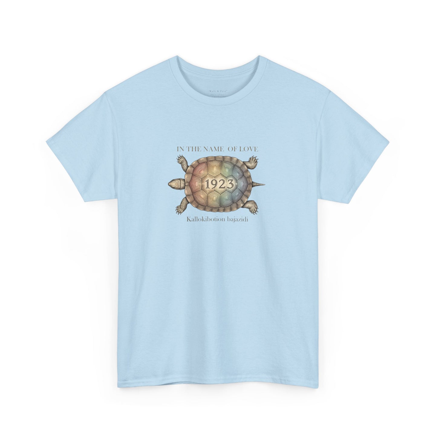 In the Name of Love 1923 Pride T-Shirt | Kallokibotion Bajazidi LGBTQ History Tee