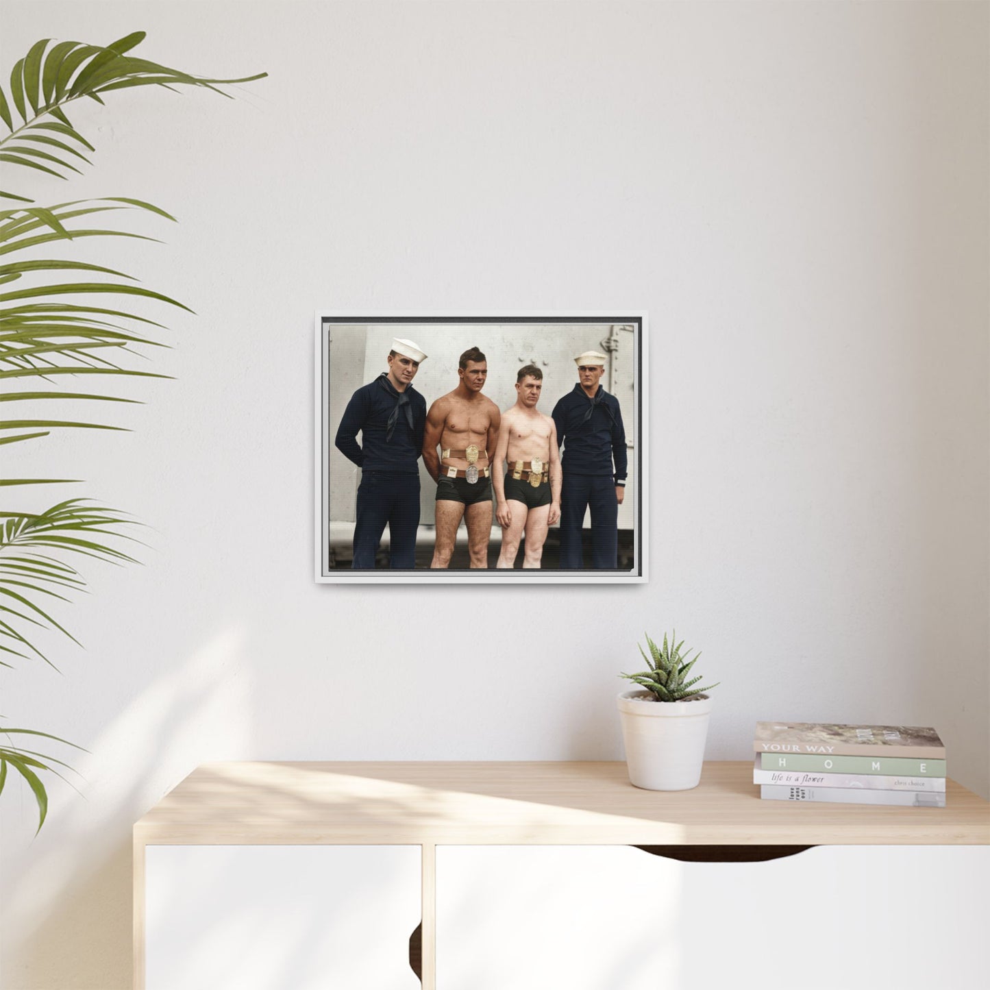 athlétisme 049 | Framed Vintage Photo - Matte Canvas