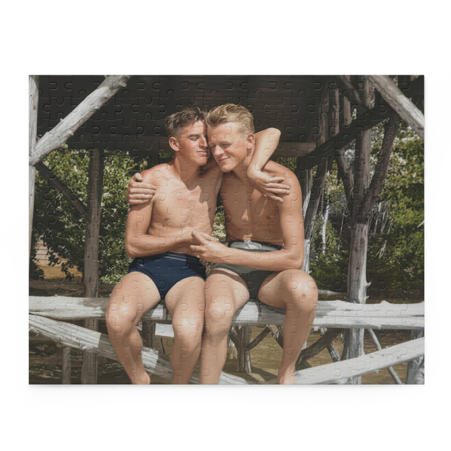 Vintage Beach Photo Puzzles | nager 011