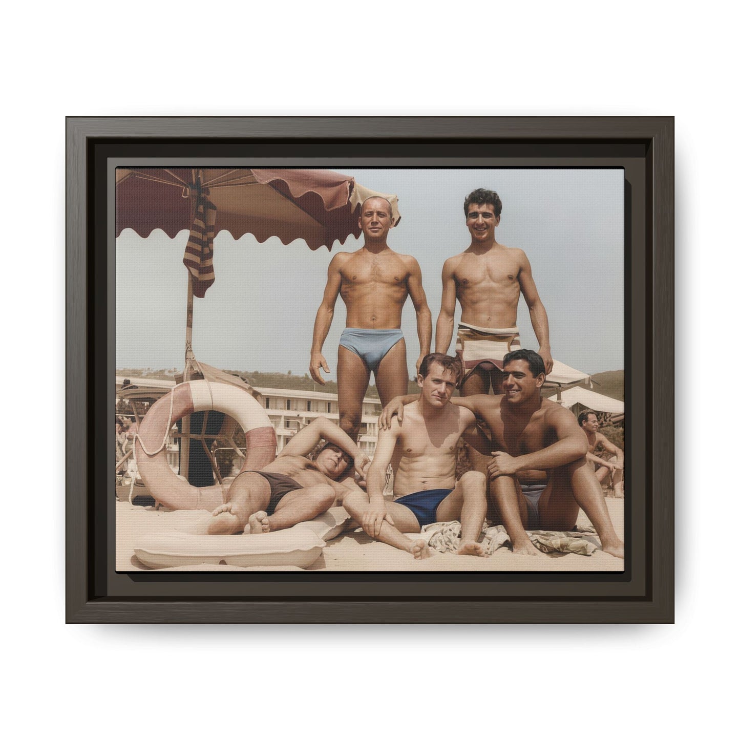 nager 033 | Framed Vintage Photo - Matte Canvas