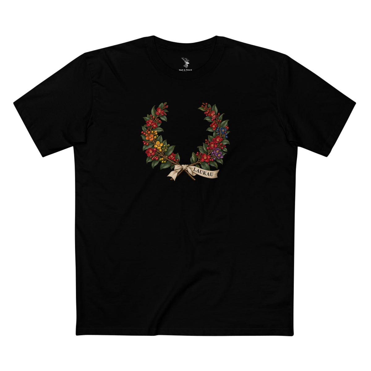 Tongan Heilala Laukau Pride T-Shirt | Laurel Wreath Tee