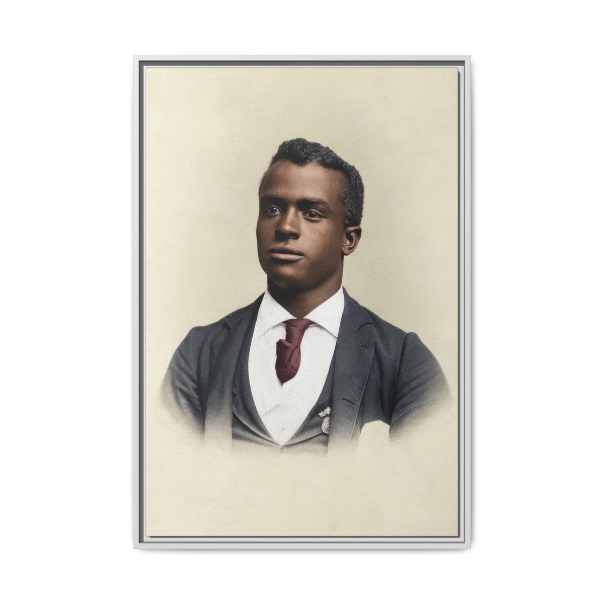 celibataire 027 | Framed Vintage Photo - Matte Canvas