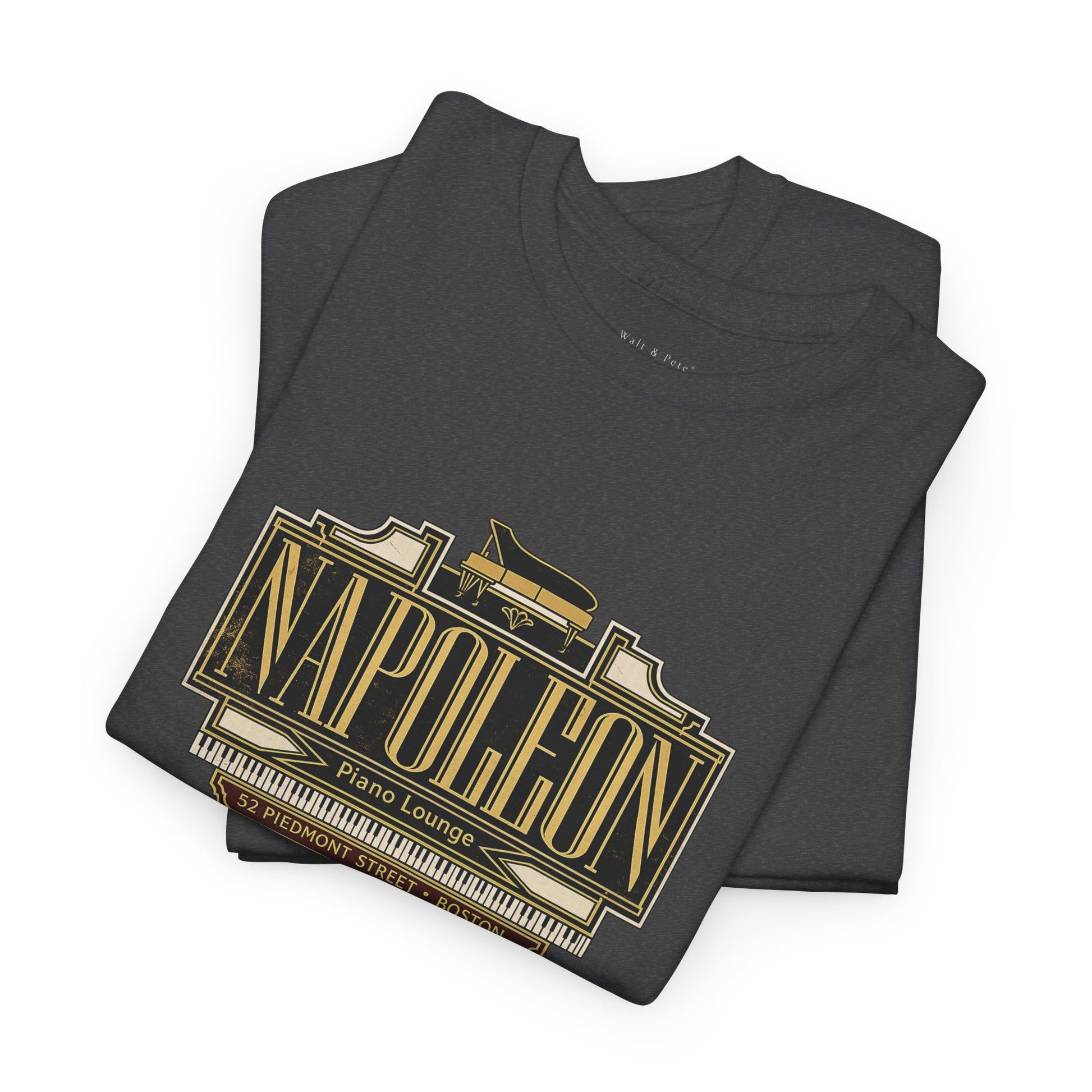 Historic Boston gay bar piano lounge archival apparel graphic 