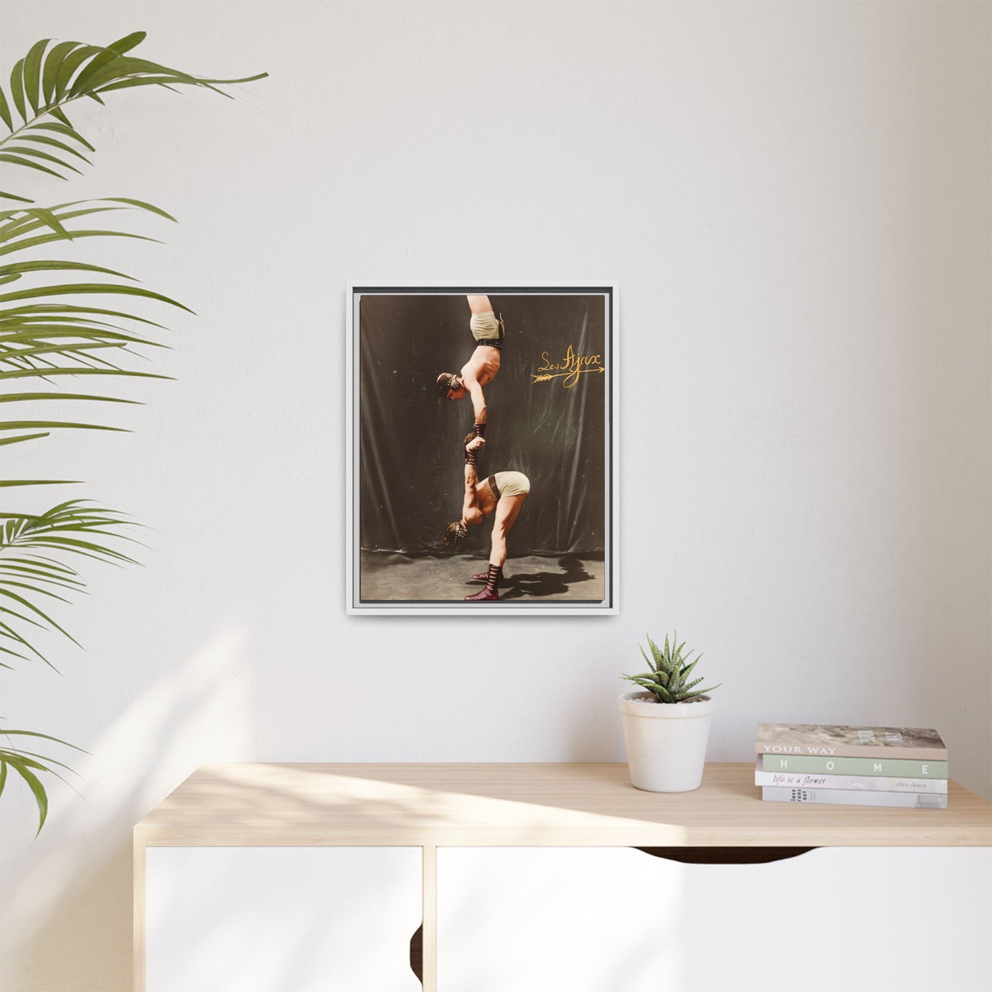 athlétisme 014 | Framed Vintage Photo - Matte Canvas