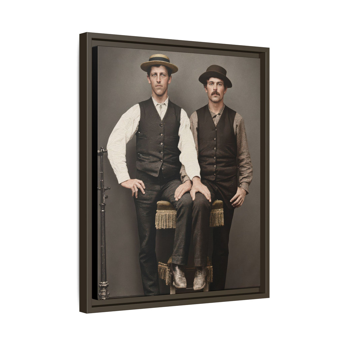 paire 163 | Framed Vintage Photo - Matte Canvas
