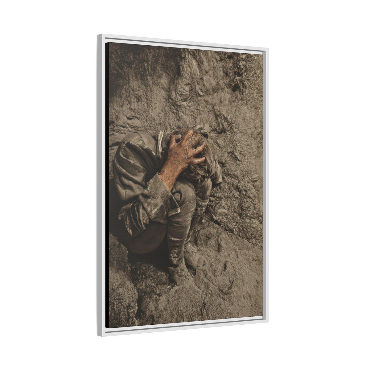 celibataire 040 | Framed Vintage Photo - Matte Canvas