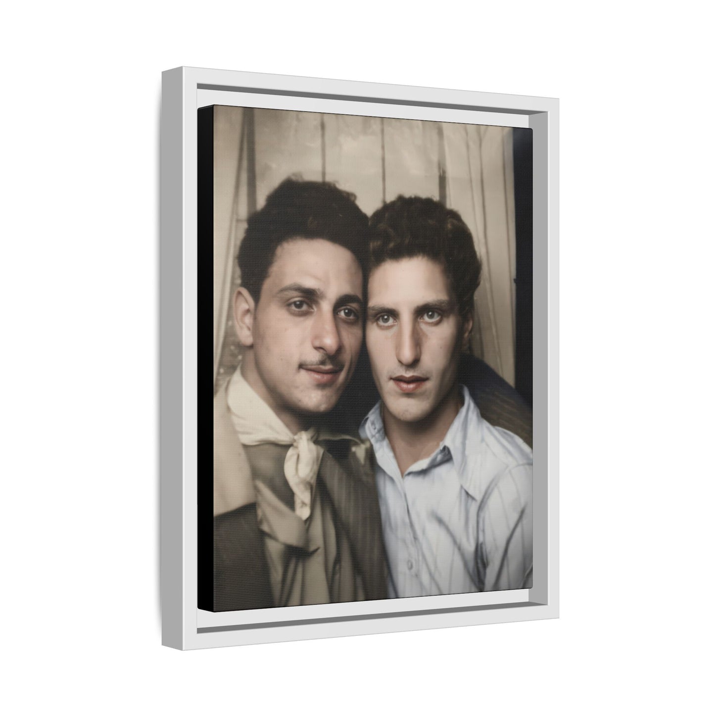 paire 029 | Framed Vintage Photo - Matte Canvas