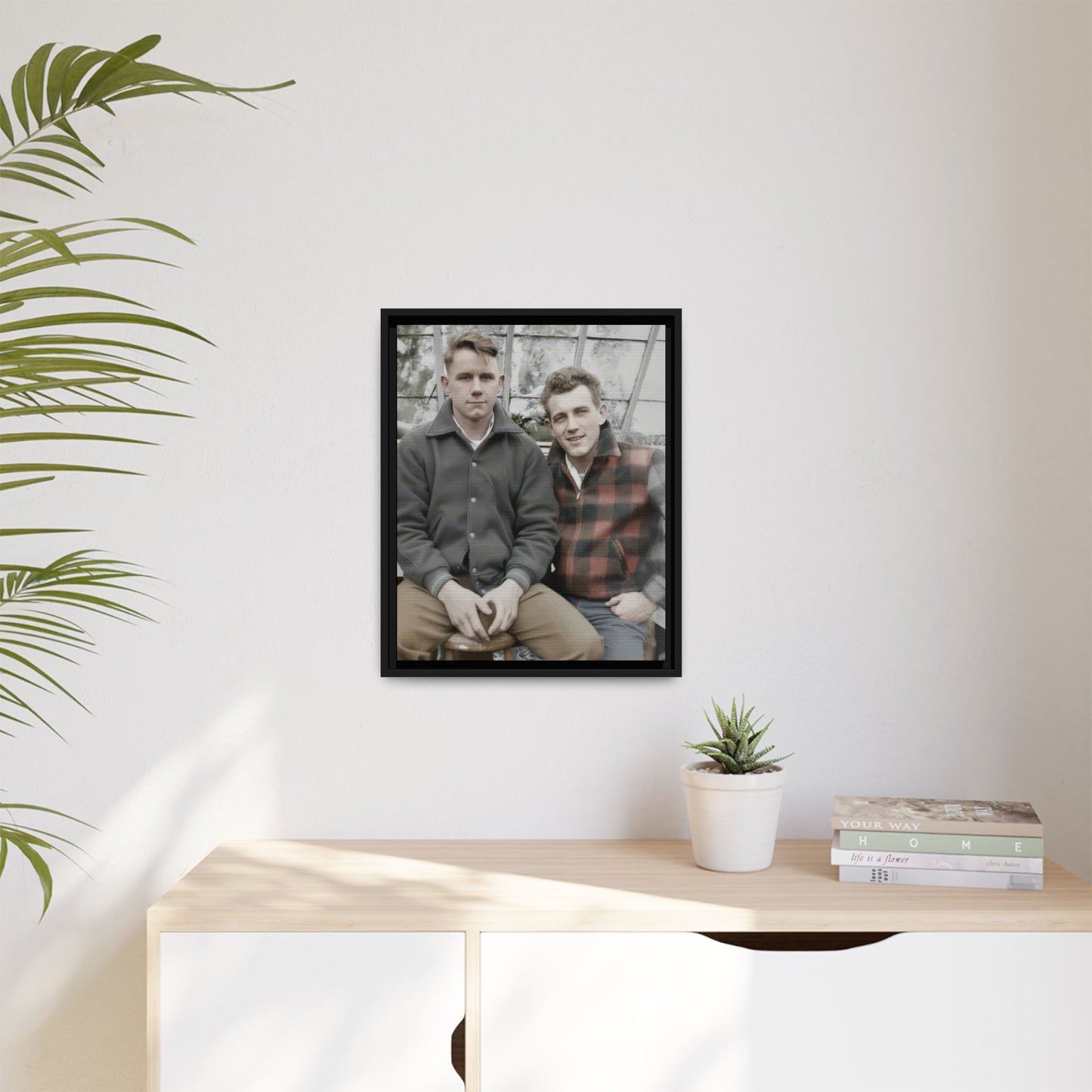 paire 104 | Framed Vintage Photo - Matte Canvas