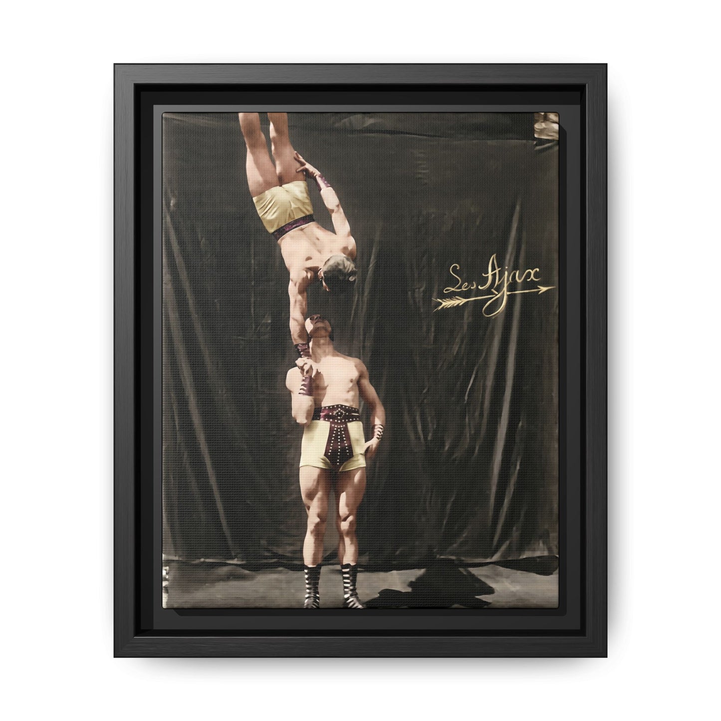 athlétisme 016 | Framed Vintage Photo - Matte Canvas