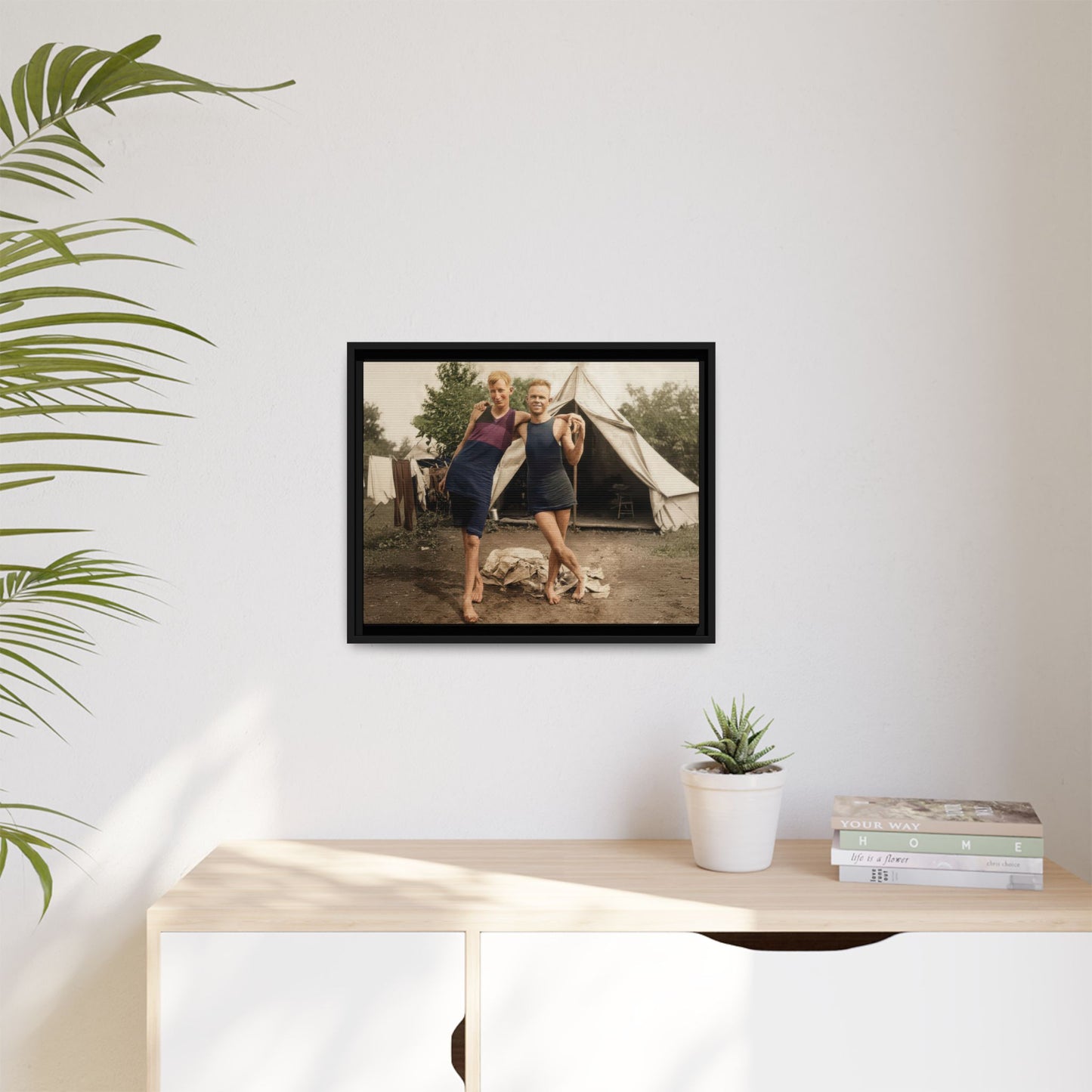 nager 040 | Framed Vintage Photo - Matte Canvas