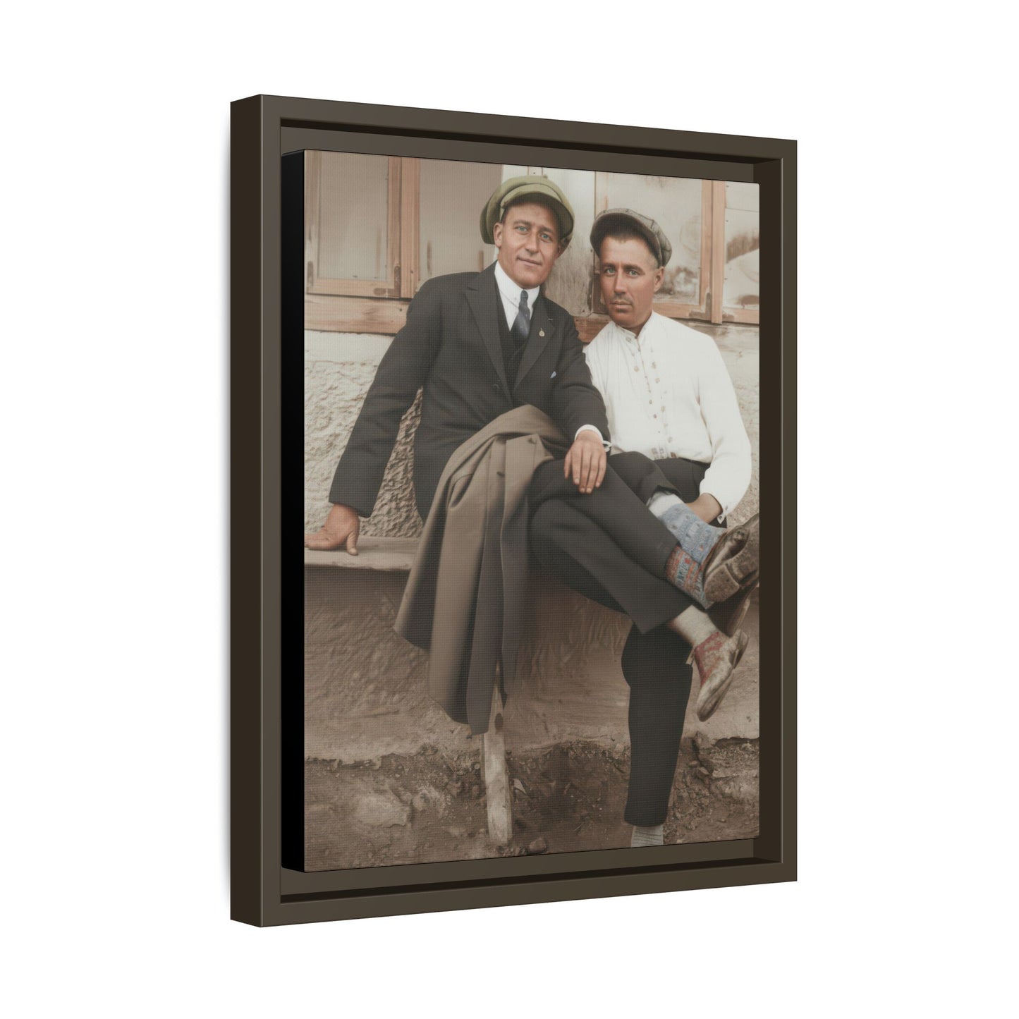 paire 097 | Framed Vintage Photo - Matte Canvas