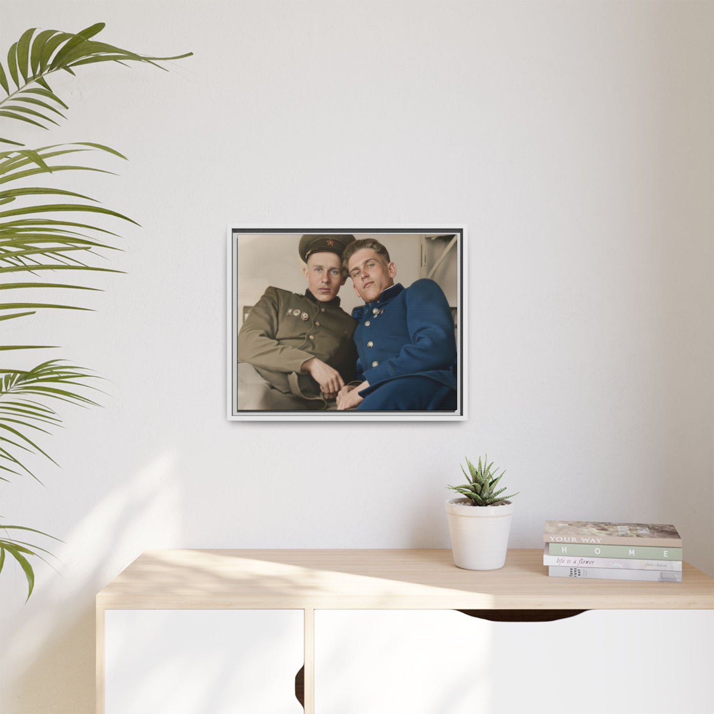 paire 007 | Framed Vintage Photo - Matte Canvas