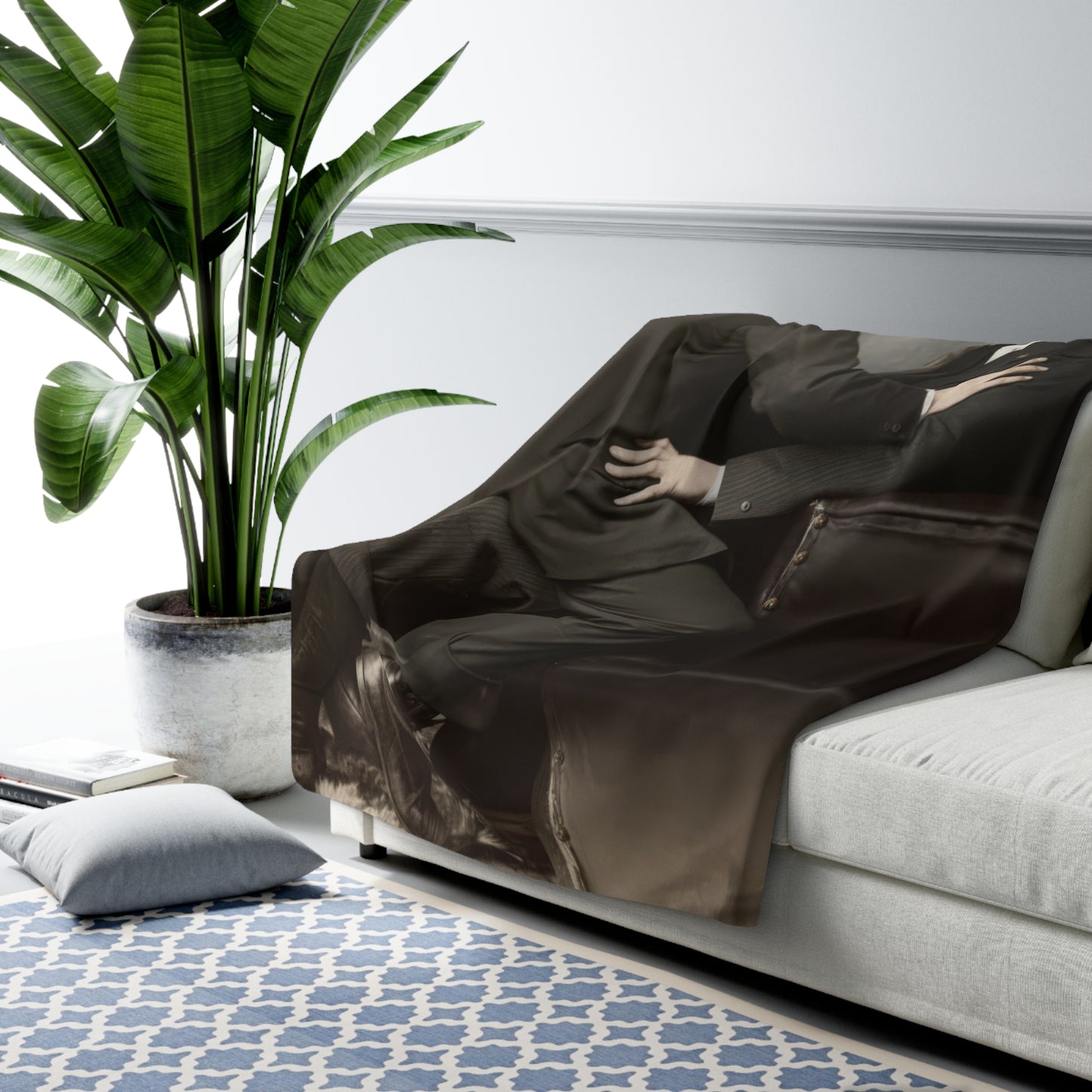 Heirloom Sherpa Blanket – paire 024 Premium fleece throw · 50x60, 60x80