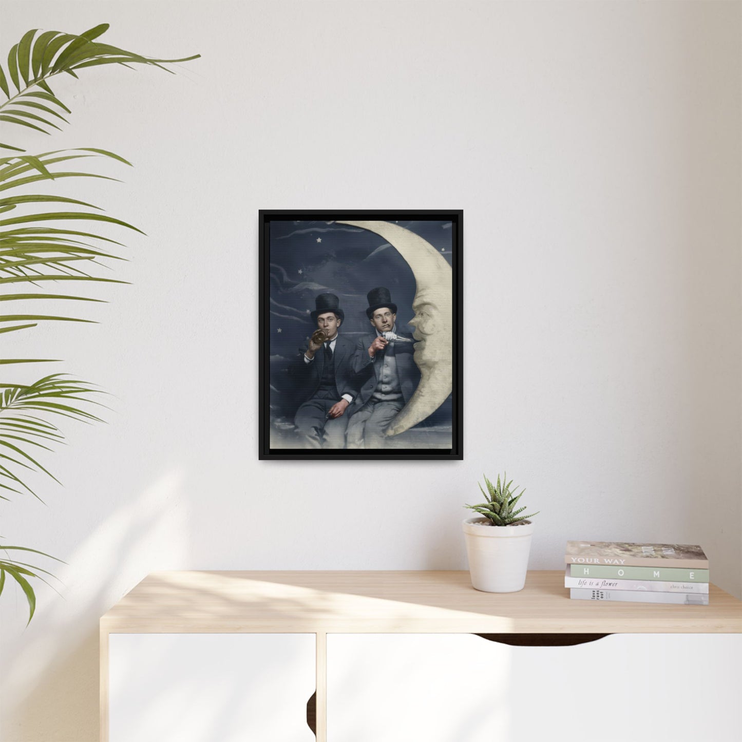 paire 043 | Framed Vintage Photo - Matte Canvas