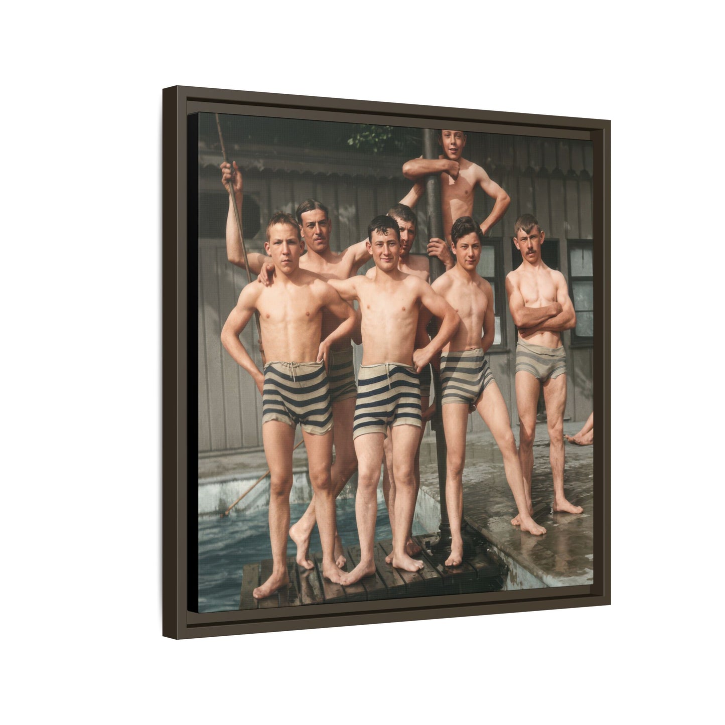 nager 010 | Framed Vintage Photo - Matte Canvas