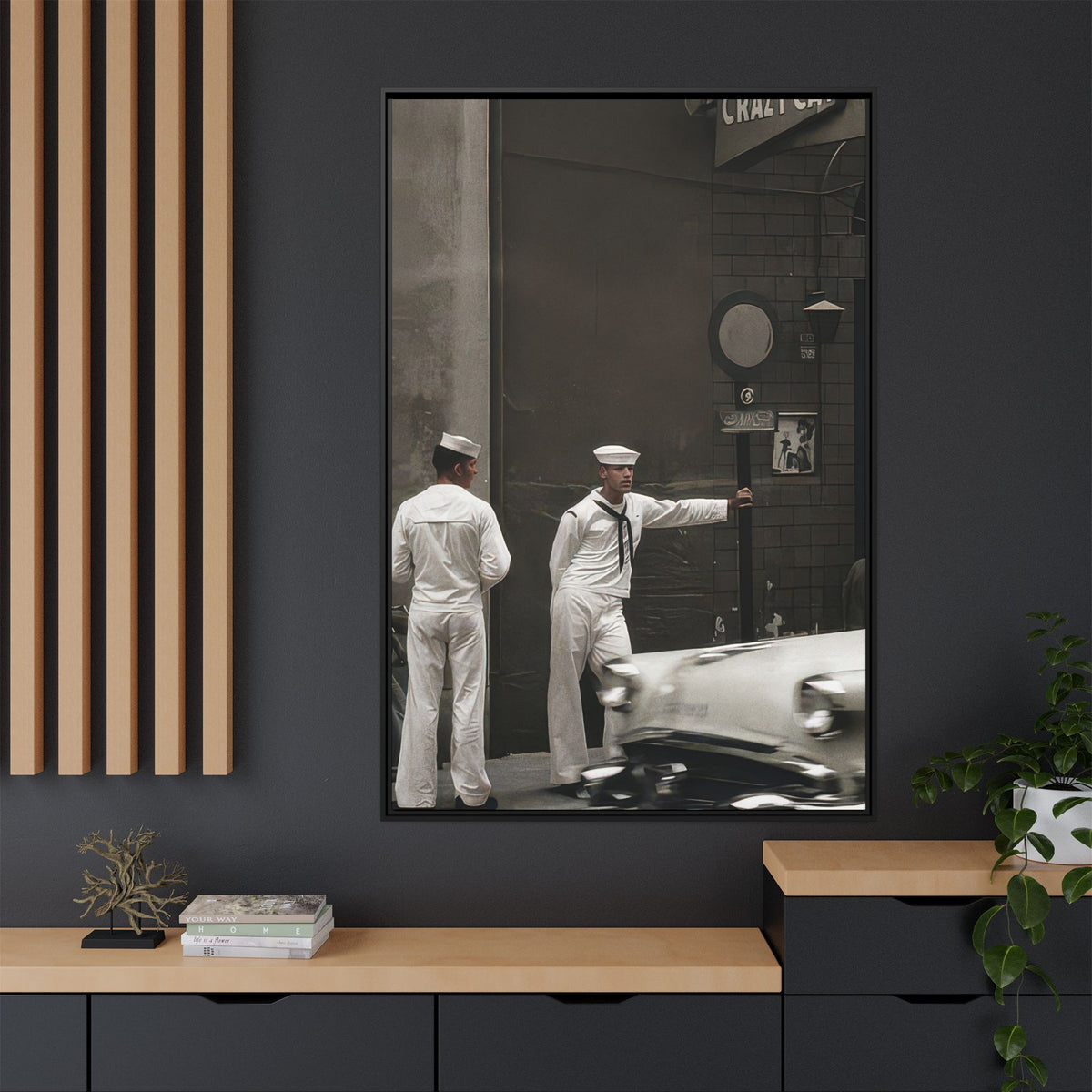 paire 151 | Framed Vintage Photo - Matte Canvas
