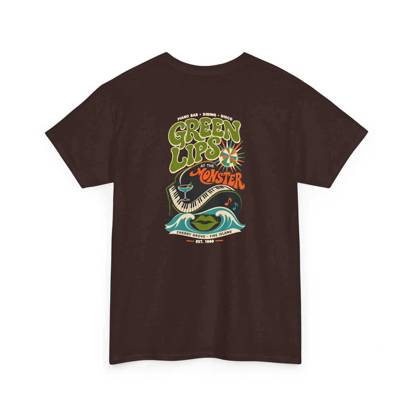 The Fire Island Monster Cherry Grove T-Shirt | Vintage Gay Bar History Tee