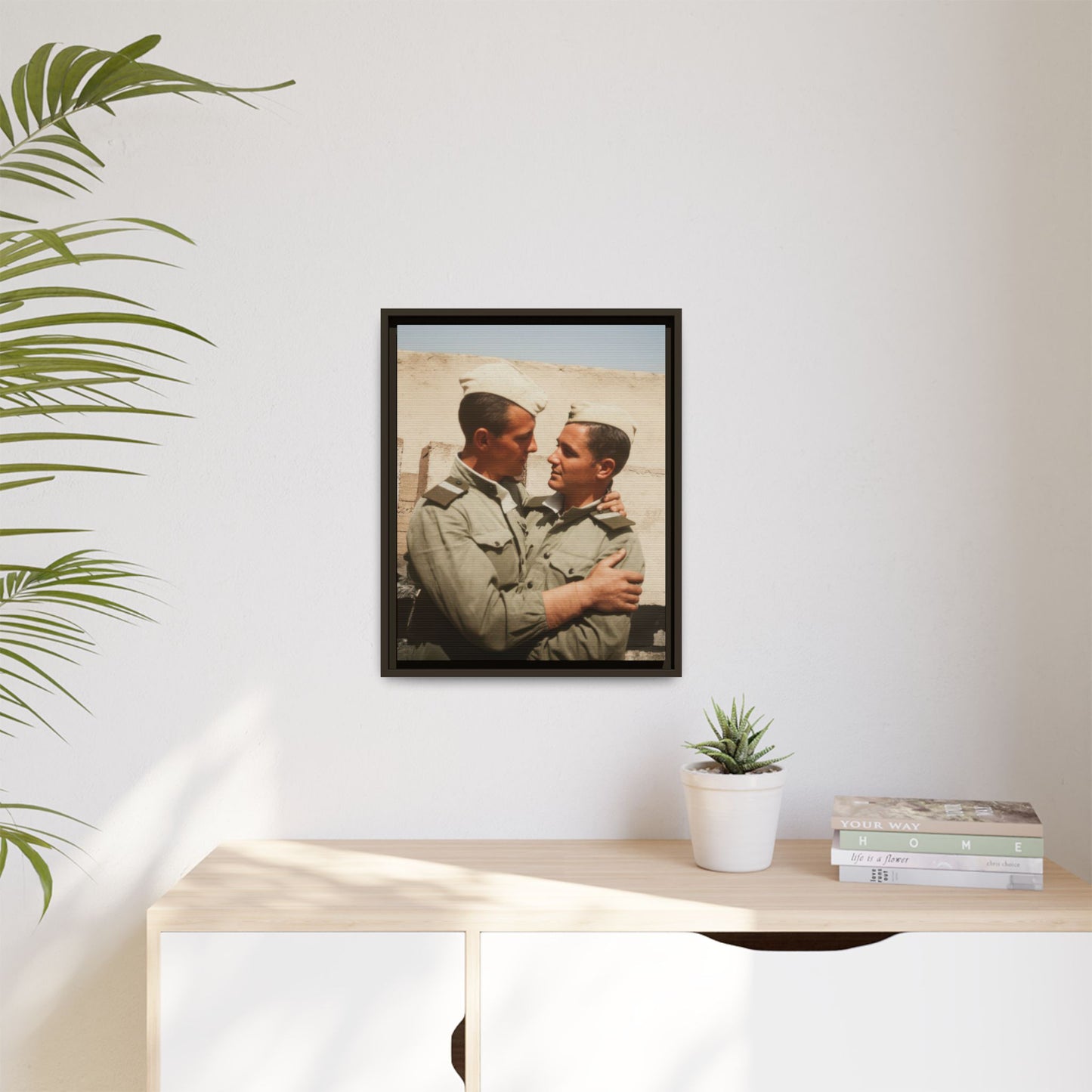 paire 133 | Framed Vintage Photo - Matte Canvas