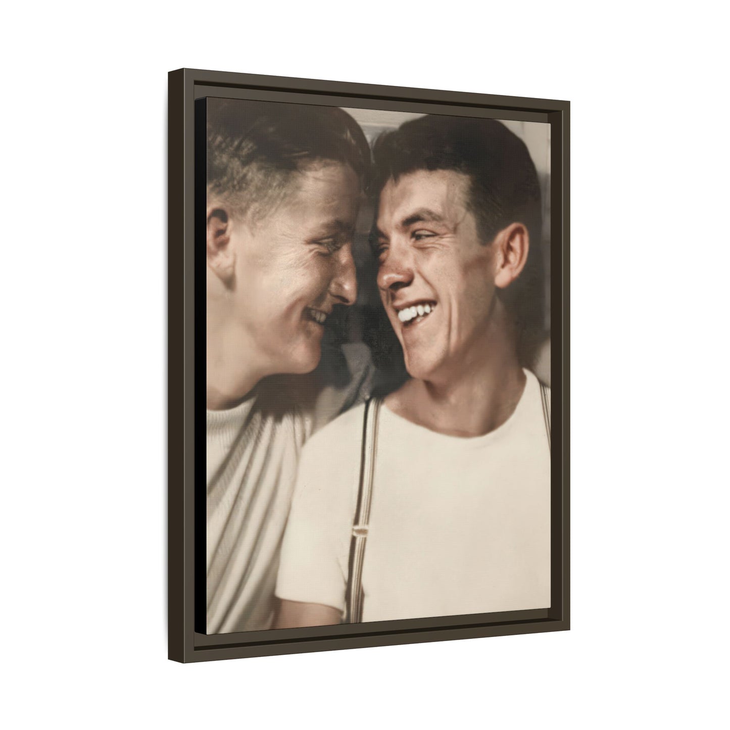 paire 067 | Framed Vintage Photo - Matte Canvas