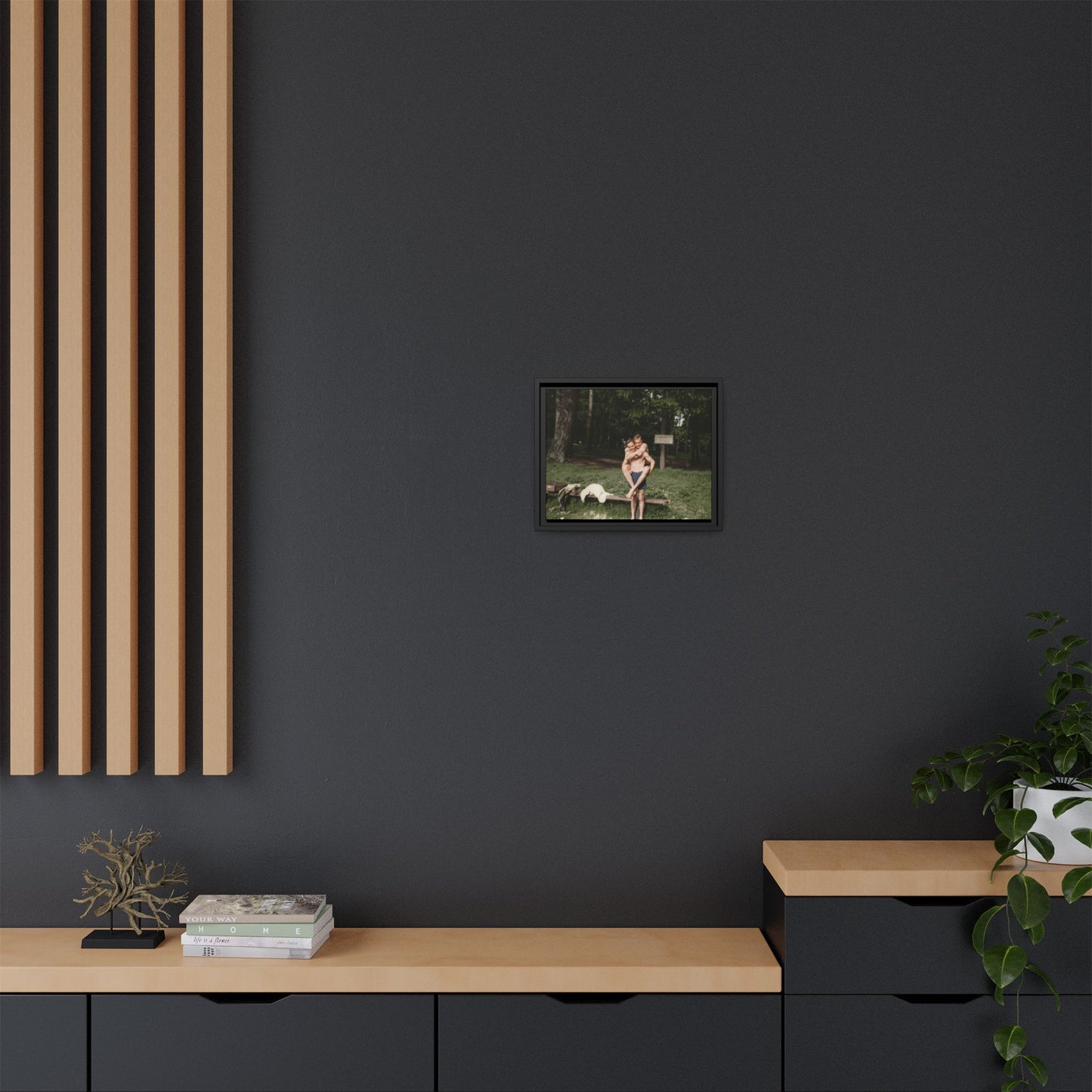 nager 009 | Framed Vintage Photo - Matte Canvas