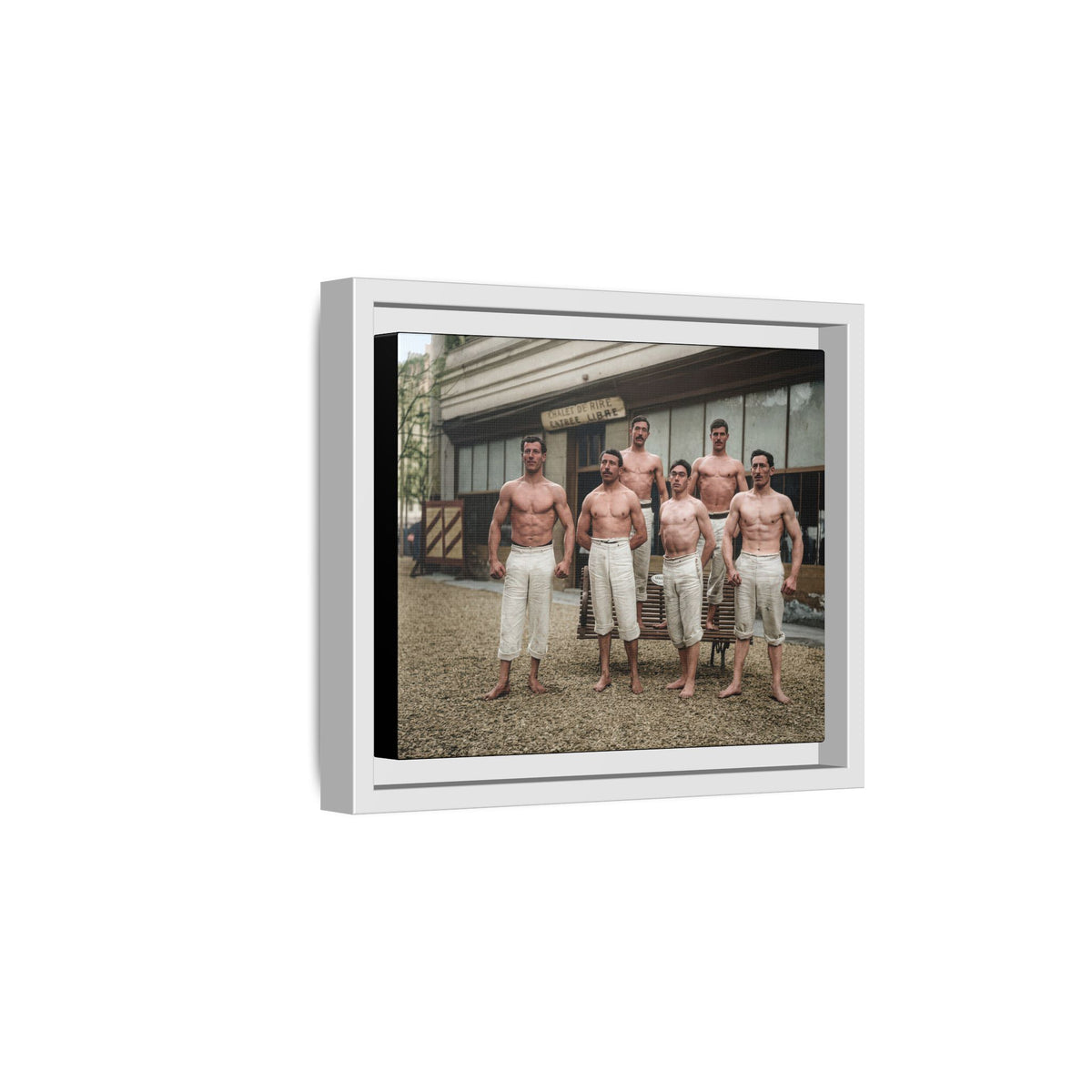 athlétisme 044 | Framed Vintage Photo - Matte Canvas