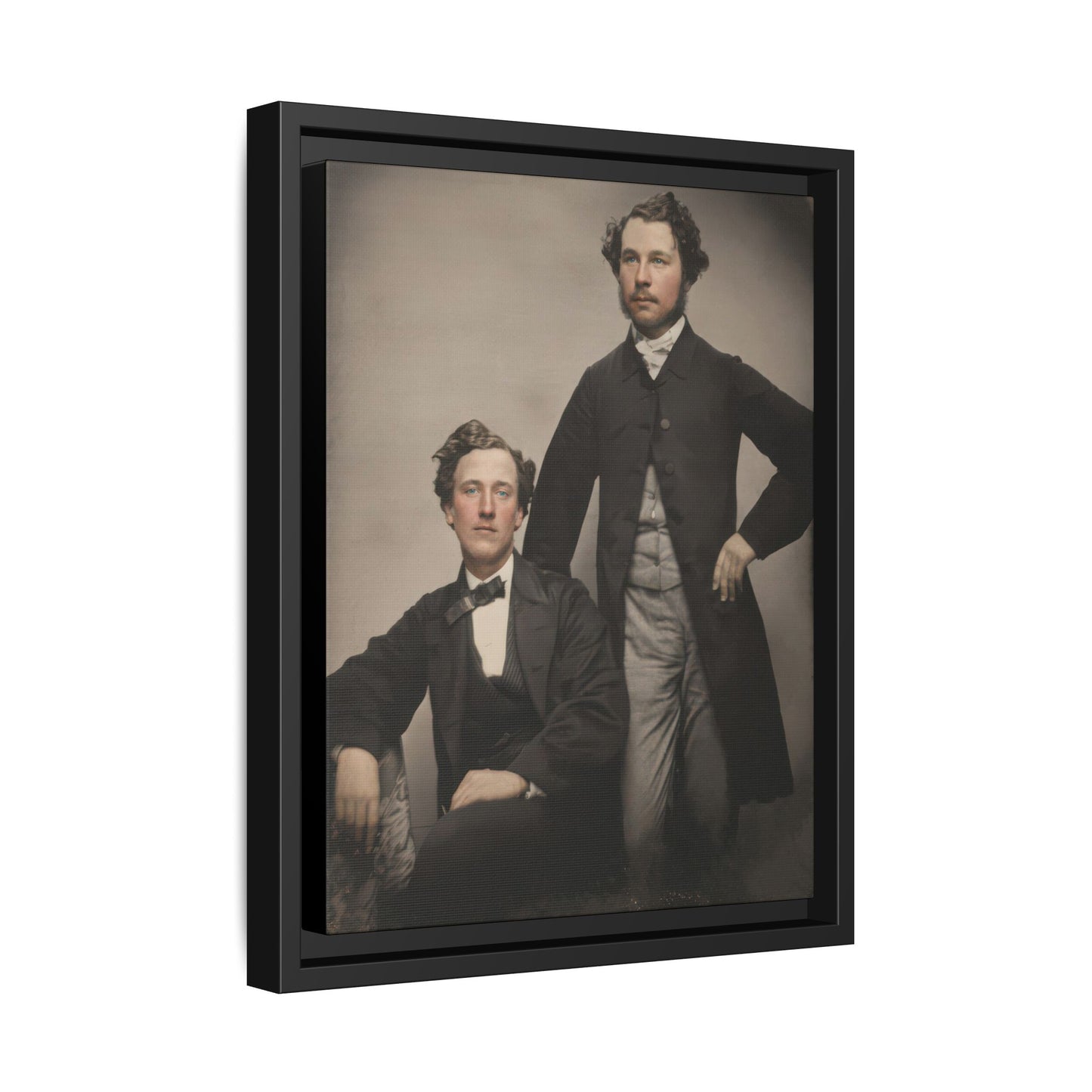 paire 125 | Framed Vintage Photo - Matte Canvas