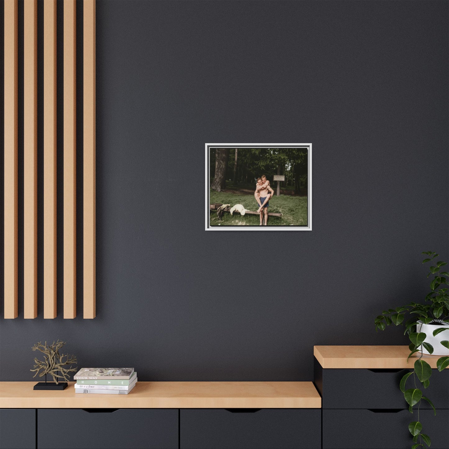 nager 009 | Framed Vintage Photo - Matte Canvas