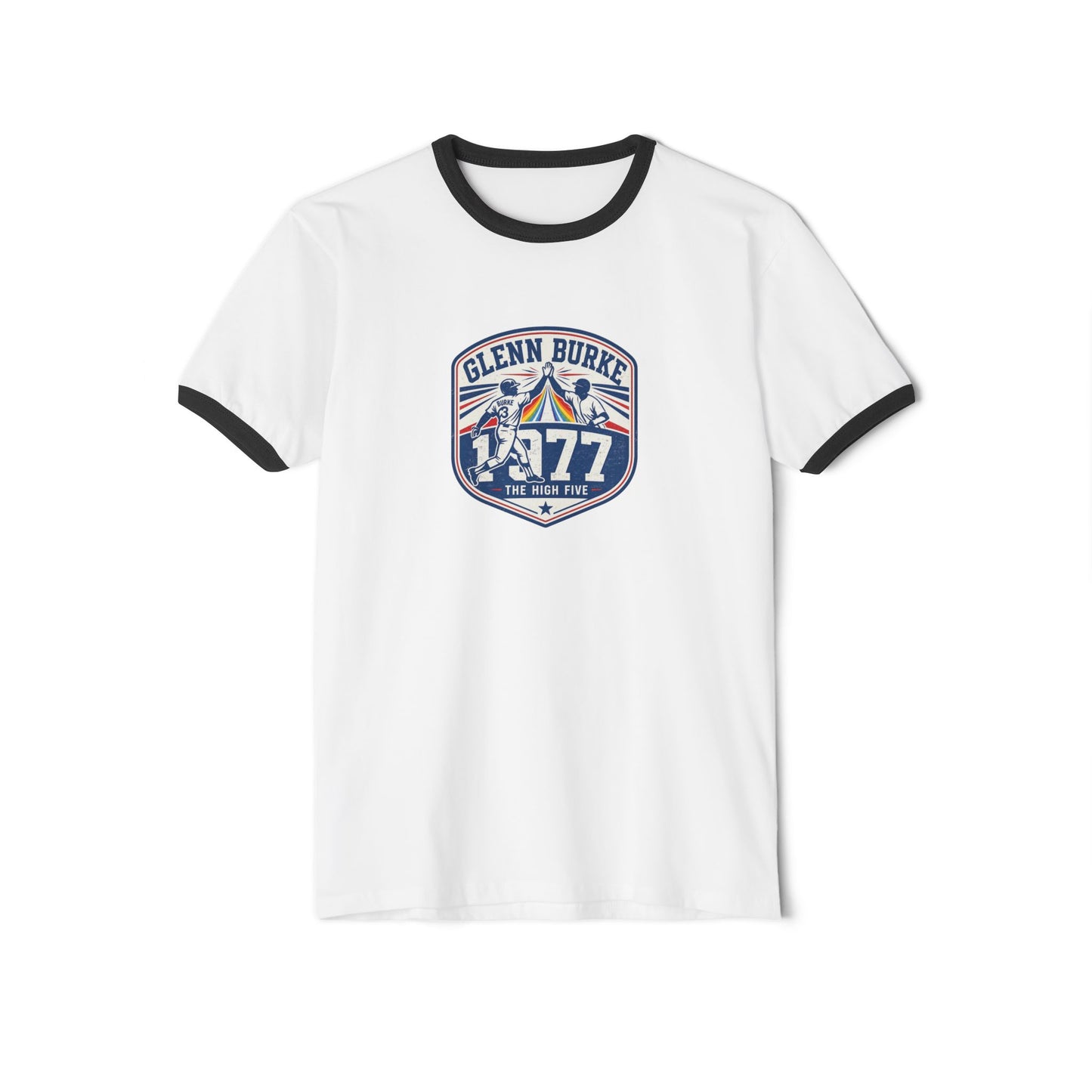 Glenn Burke 1977 | The High Five Vintage Baseball Tee – LGBTQ Sports History Shirt