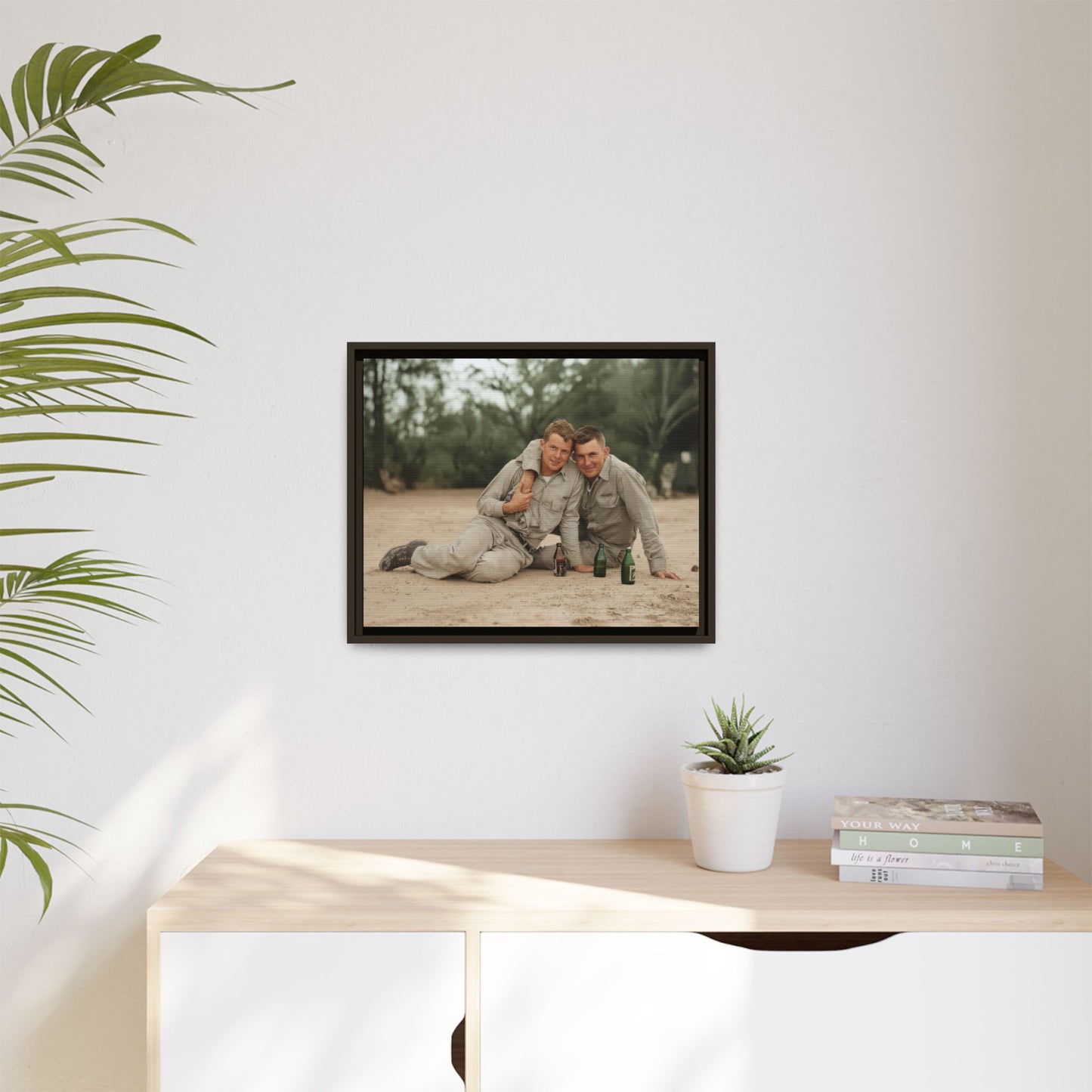 paire 138 | Framed Vintage Photo - Matte Canvas