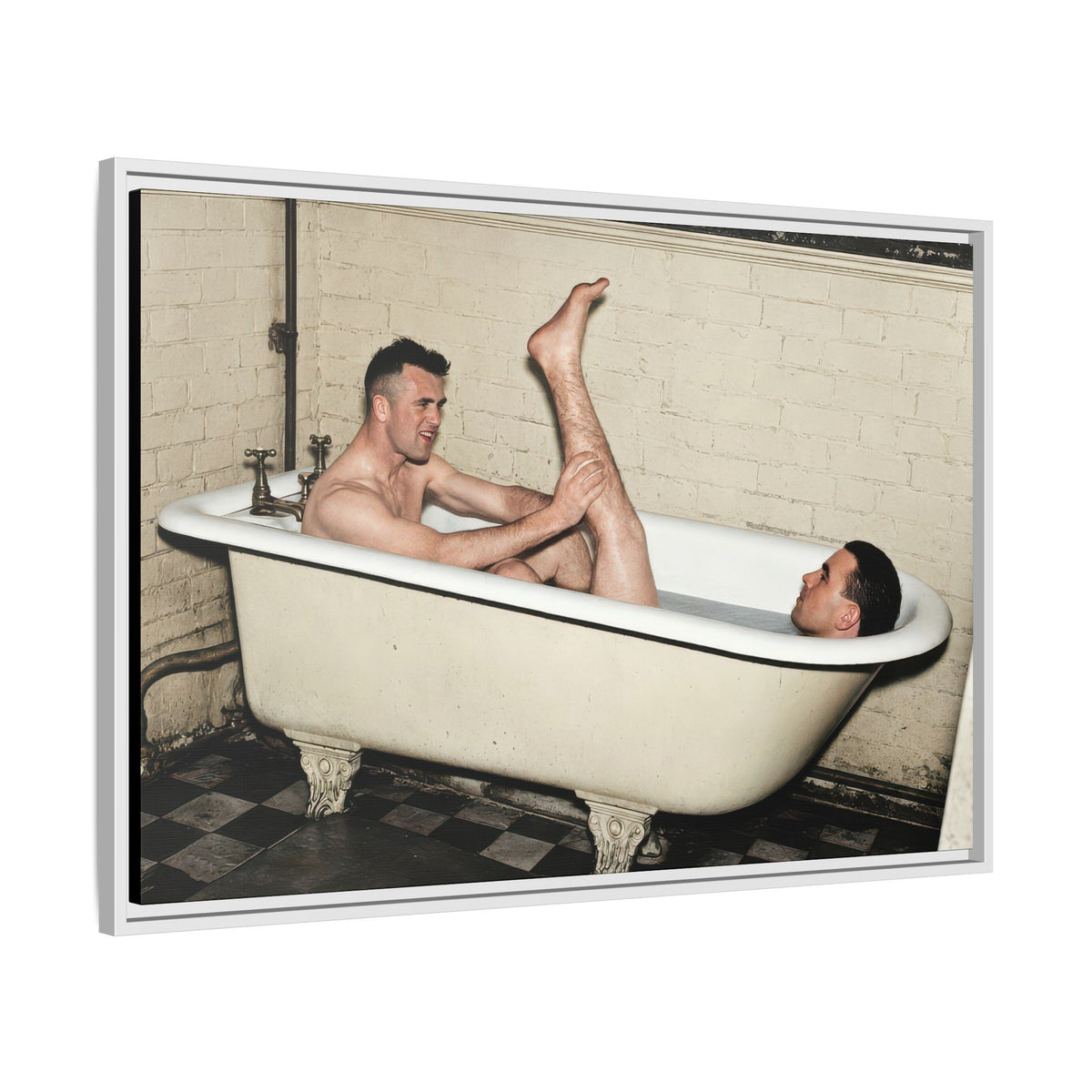 paire 162 | Framed Vintage Photo - Matte Canvas