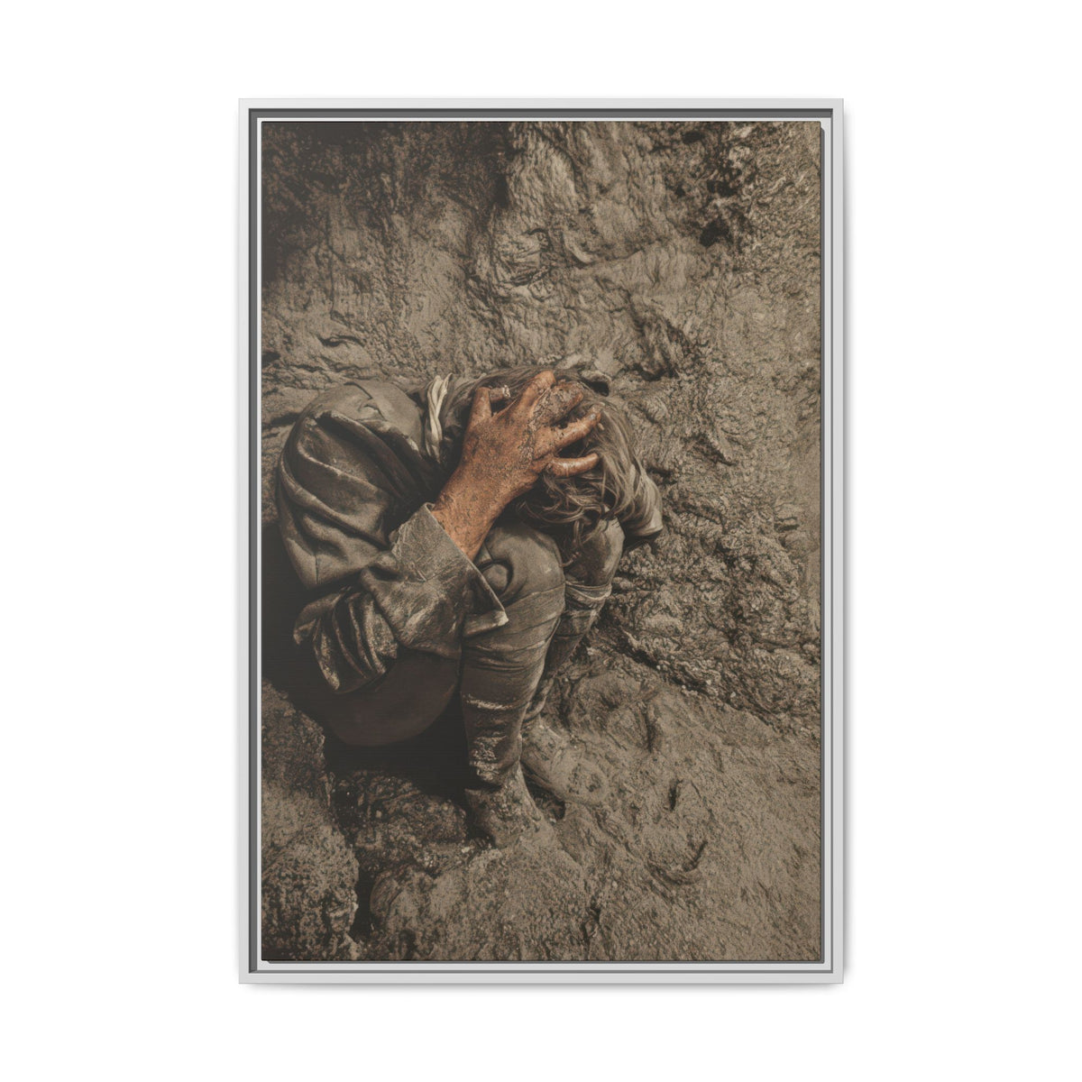 celibataire 040 | Framed Vintage Photo - Matte Canvas