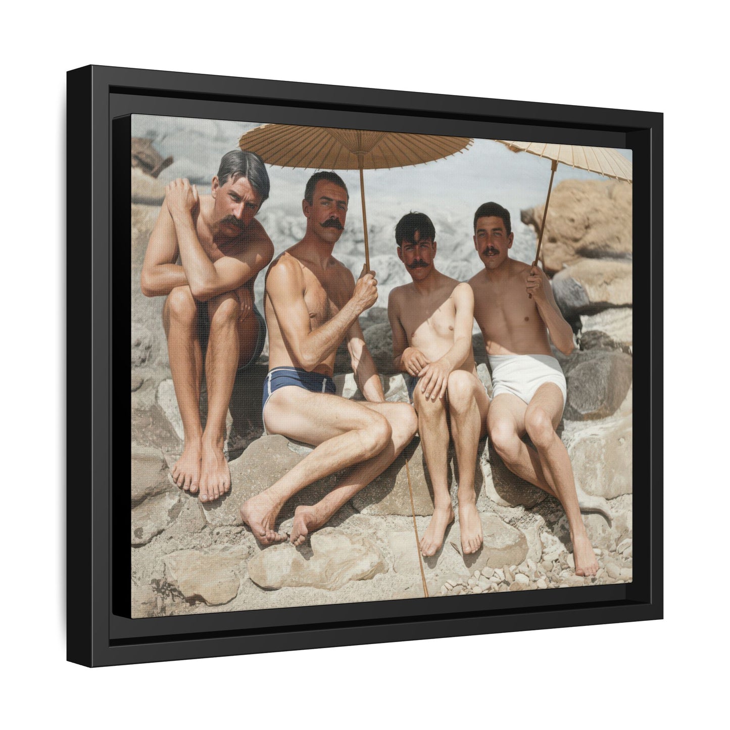 nager 030 | Framed Vintage Photo - Matte Canvas