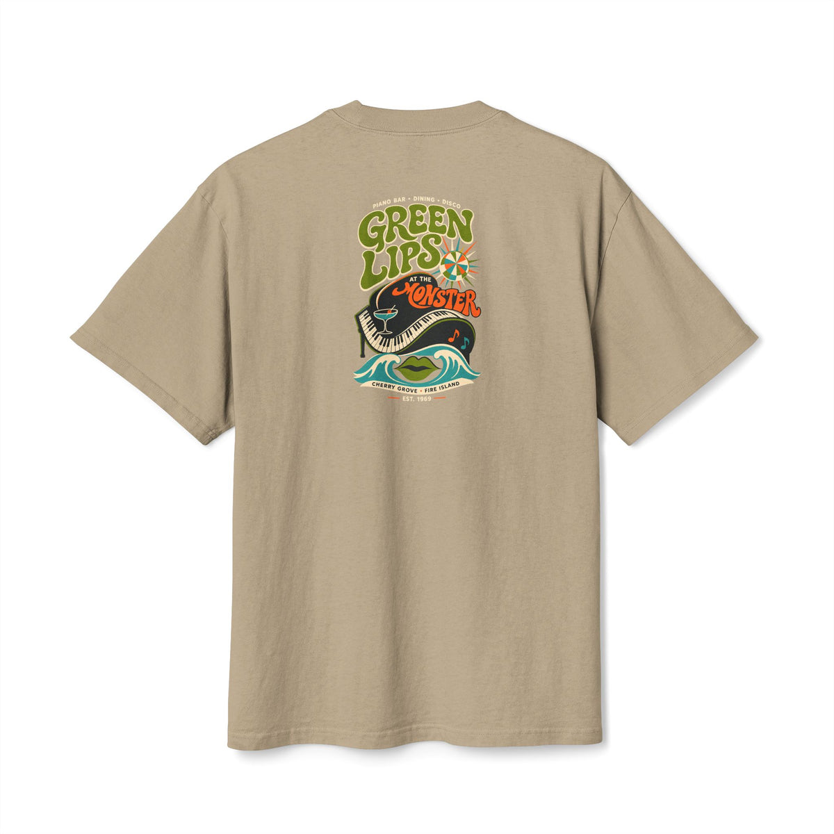 The Fire Island Monster Cherry Grove T-Shirt | Vintage Gay Bar History Tee