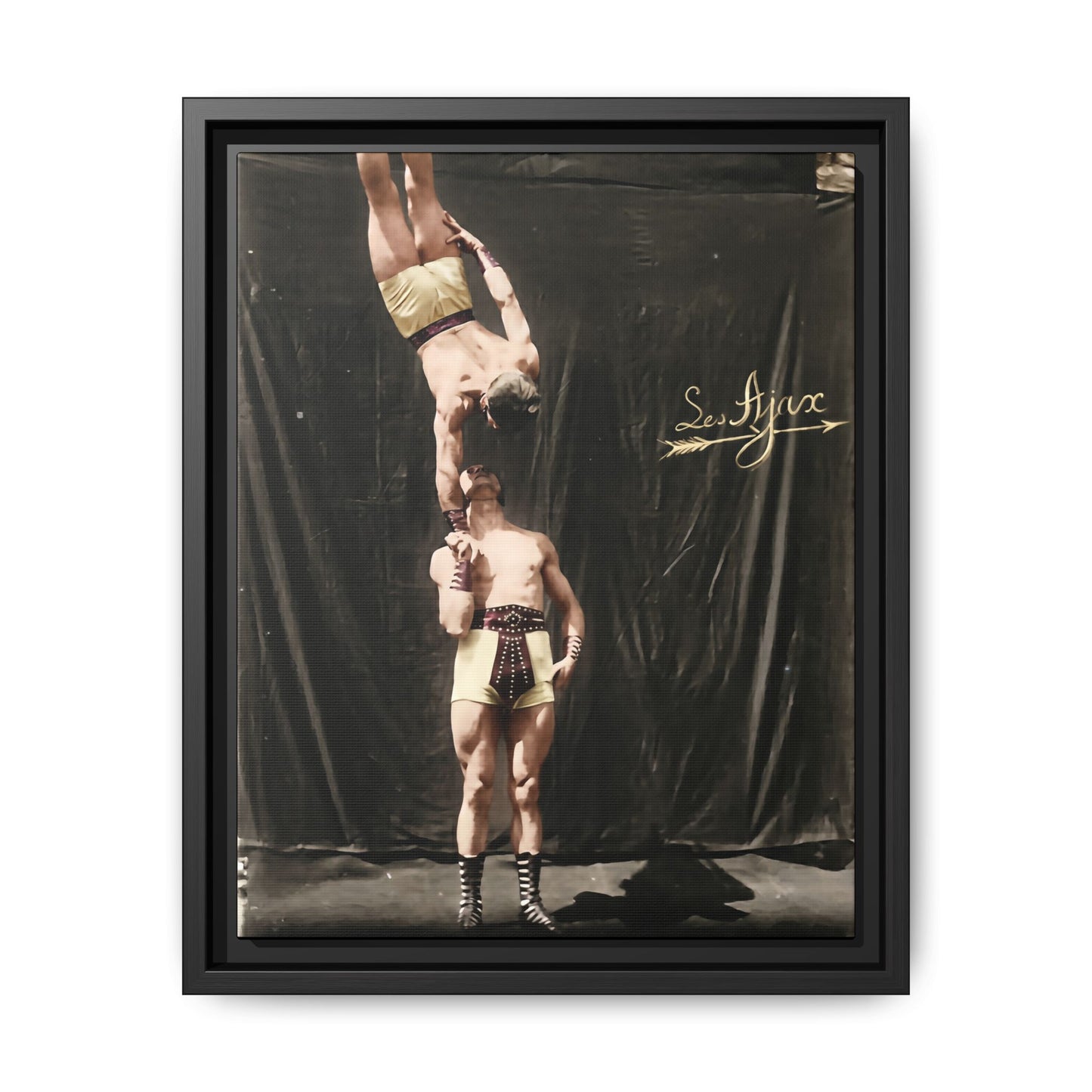 athlétisme 016 | Framed Vintage Photo - Matte Canvas