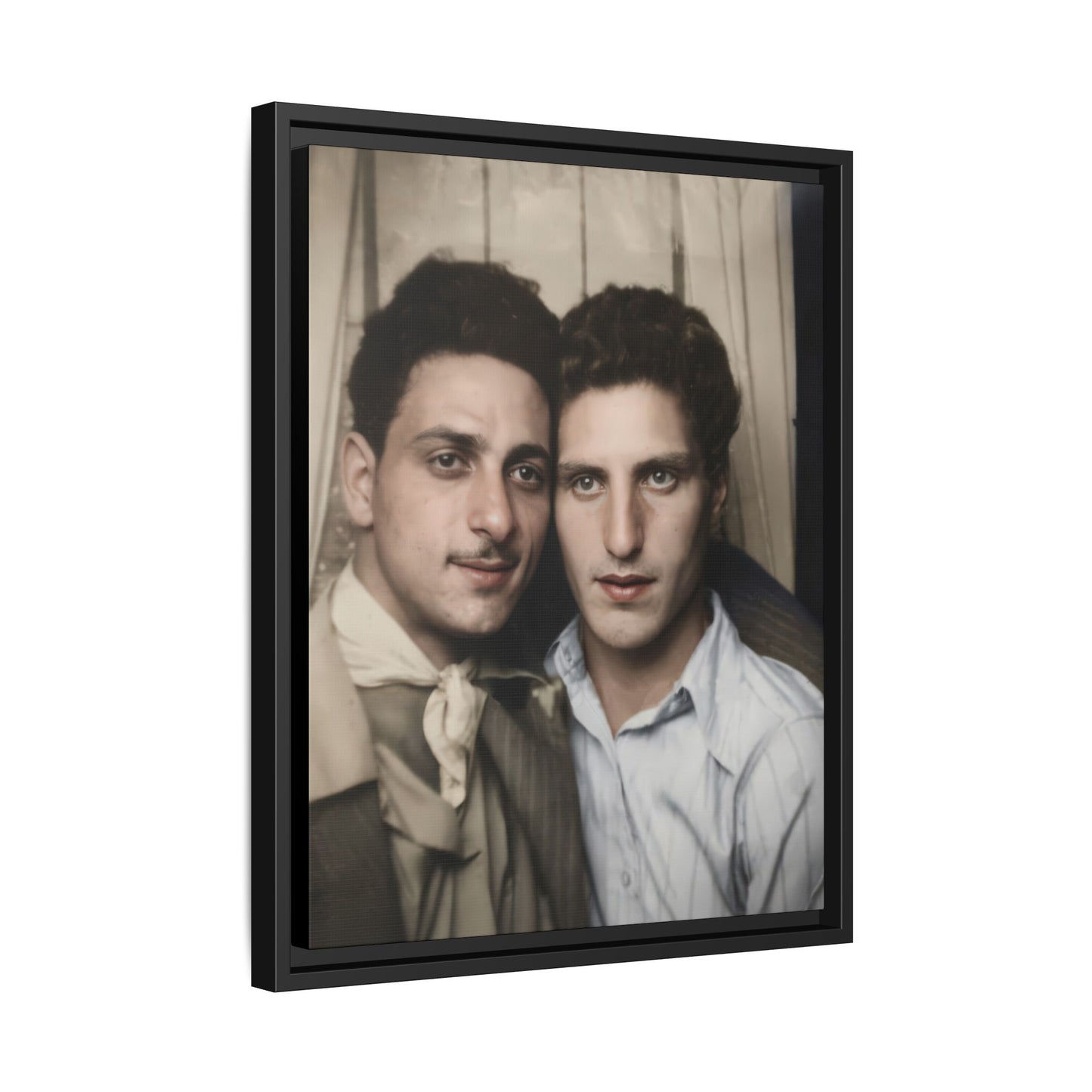 paire 029 | Framed Vintage Photo - Matte Canvas