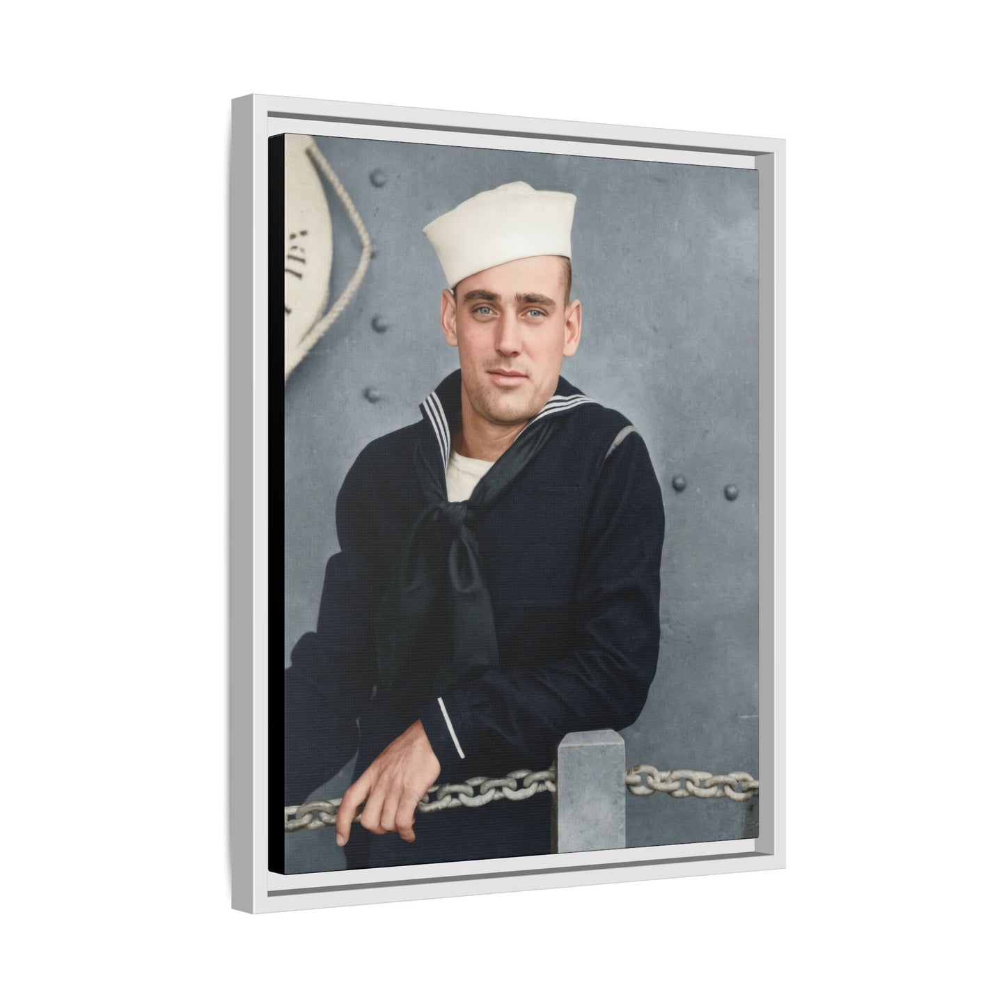 celibataire 023 | Framed Vintage Photo - Matte Canvas