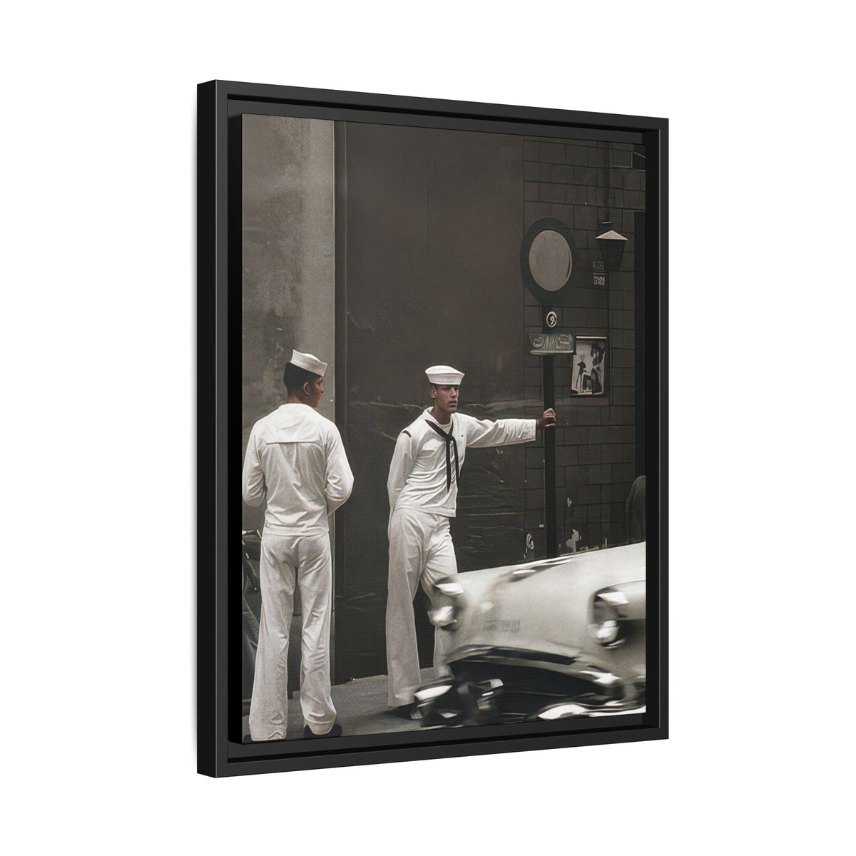 paire 151 | Framed Vintage Photo - Matte Canvas