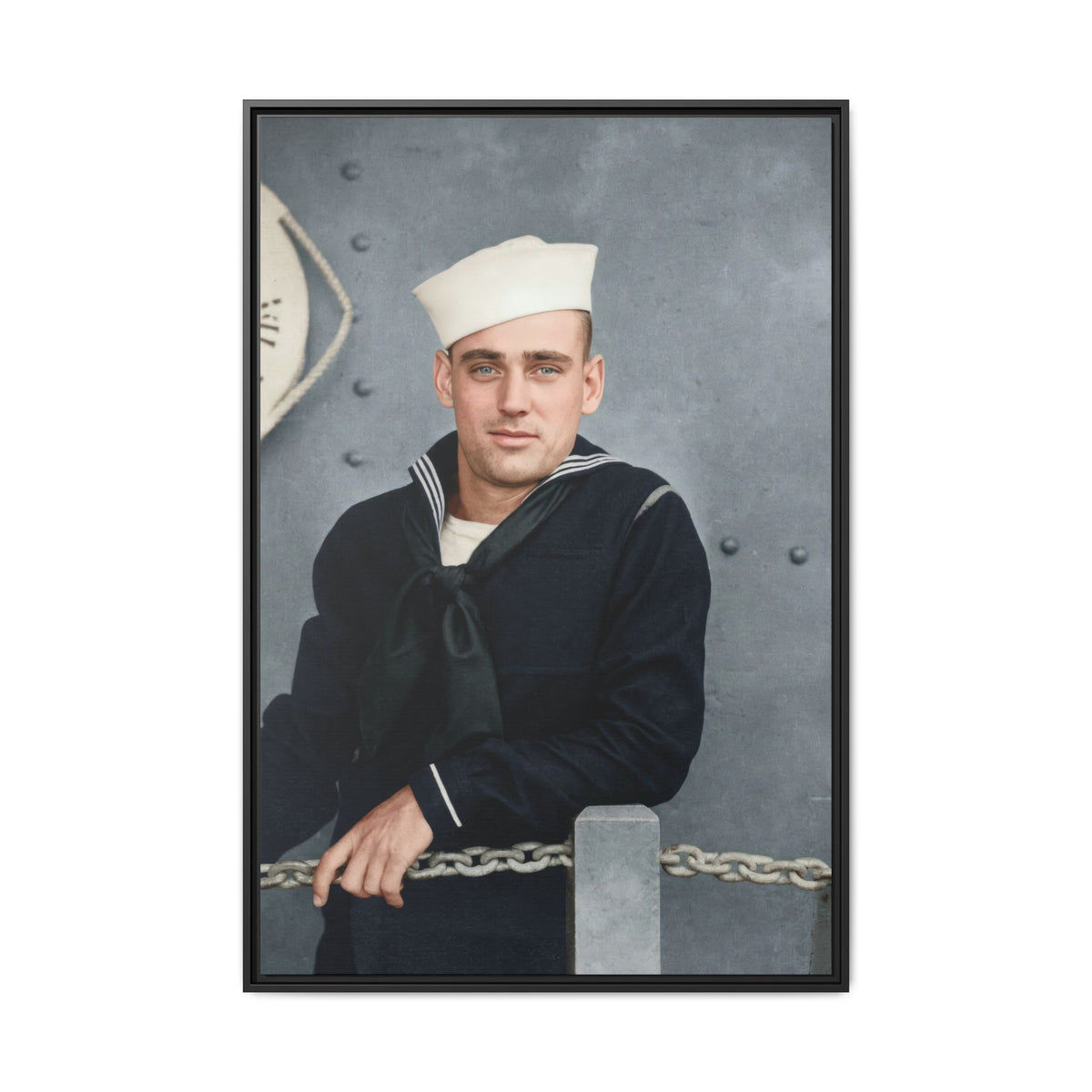 celibataire 023 | Framed Vintage Photo - Matte Canvas