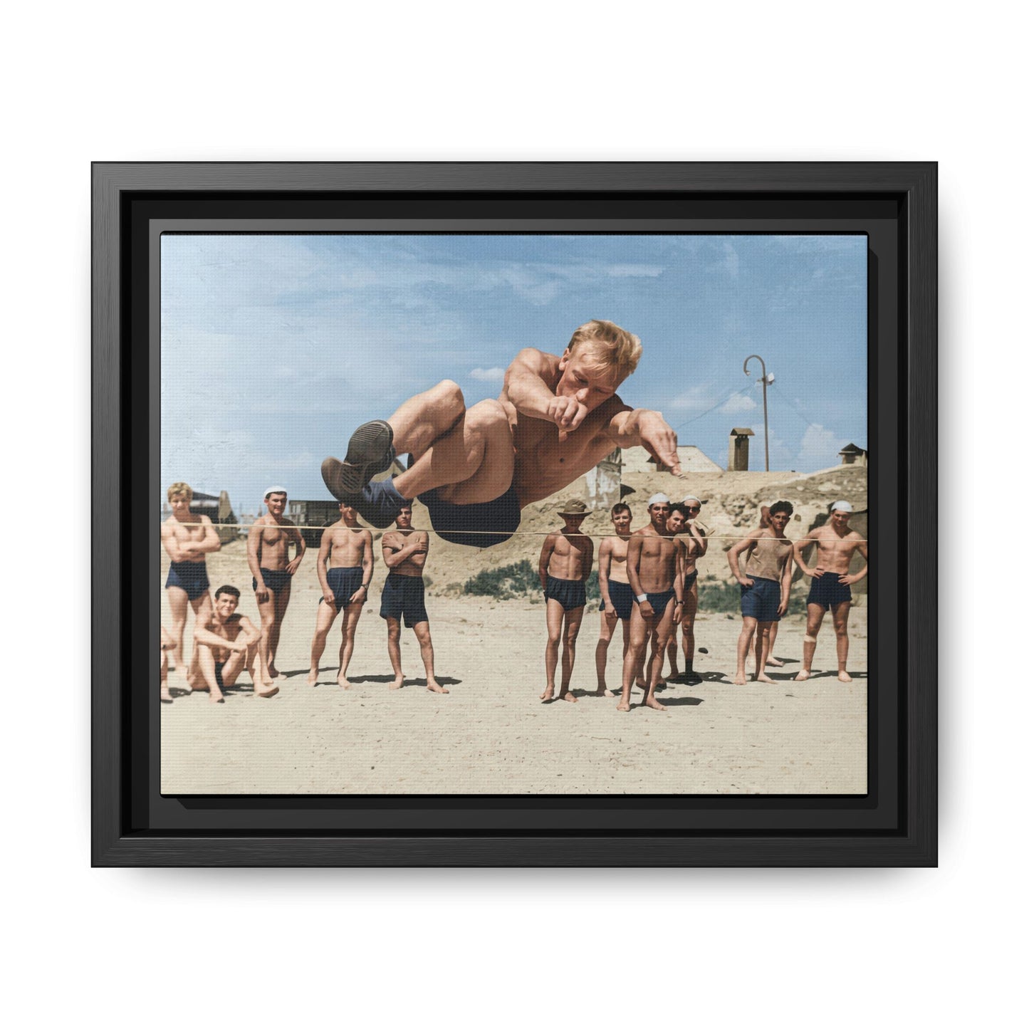 nager 039 | Framed Vintage Photo - Matte Canvas