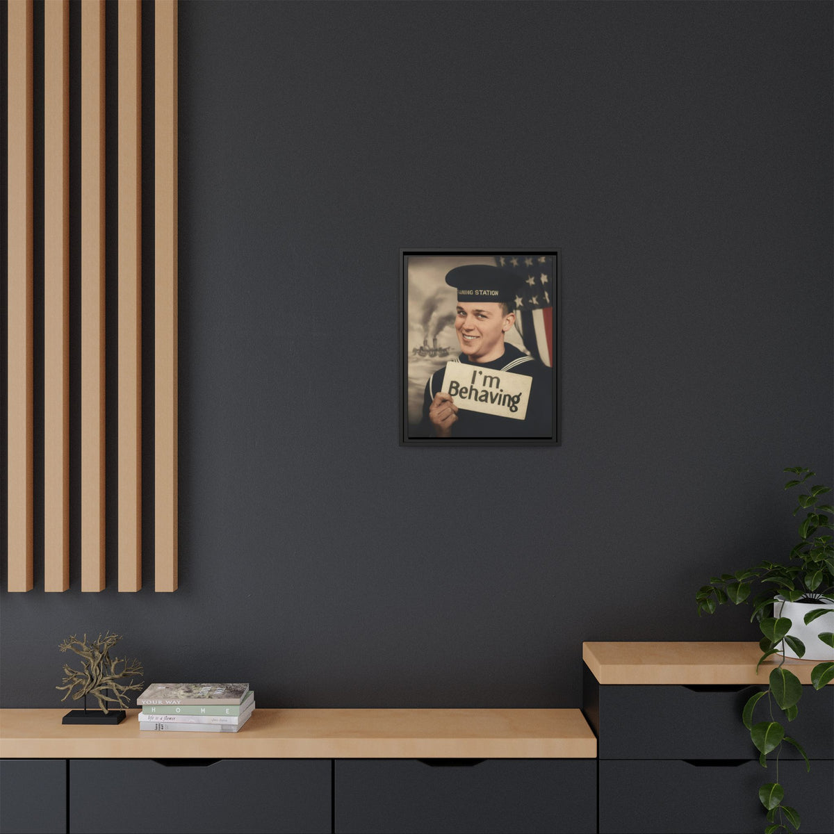 celibataire 002 | Framed Vintage Photo - Matte Canvas