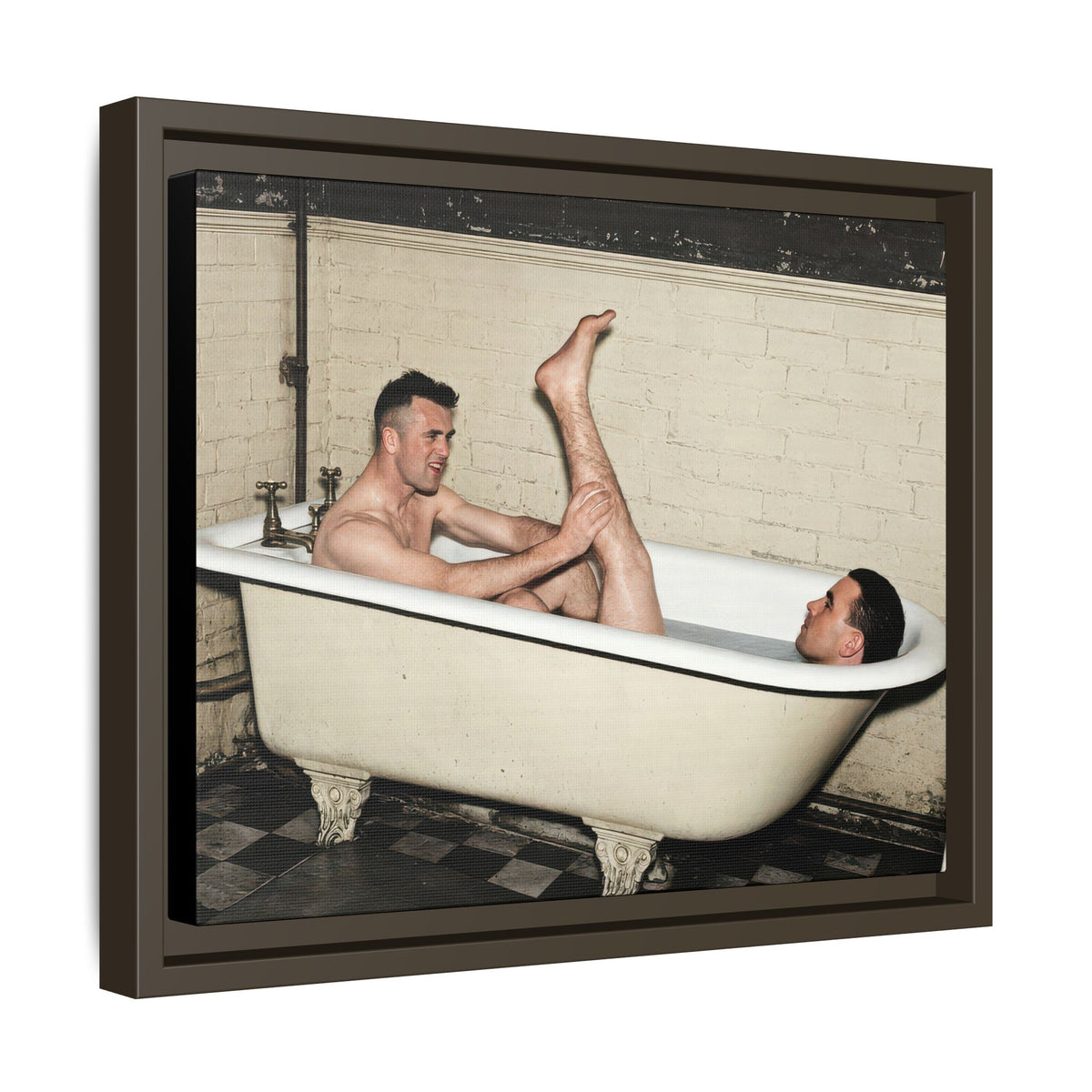 paire 162 | Framed Vintage Photo - Matte Canvas