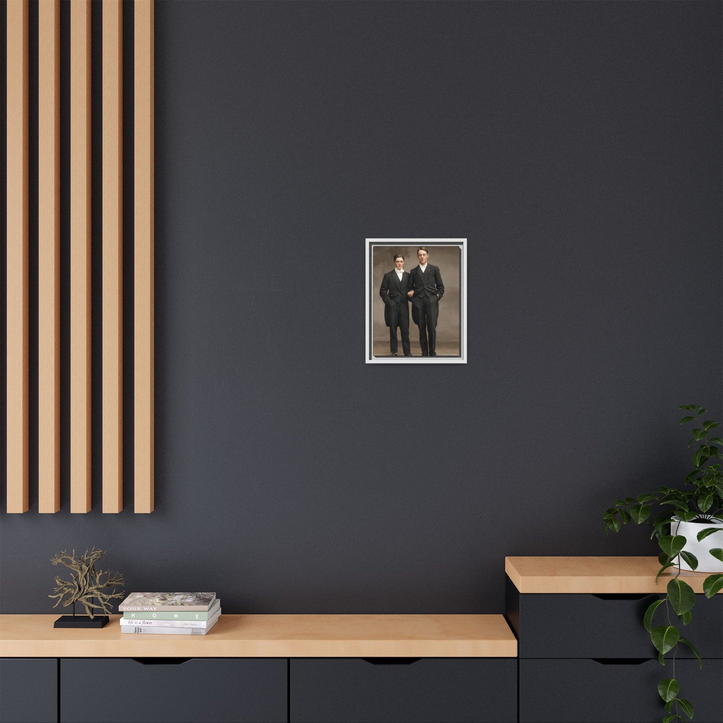 paire 131 | Framed Vintage Photo - Matte Canvas