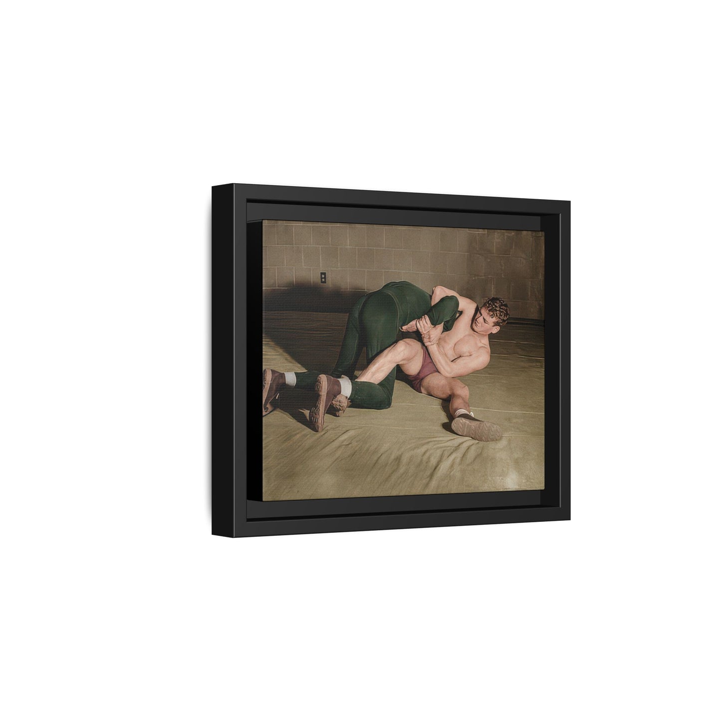 athlétisme 032 | Framed Vintage Photo - Matte Canvas