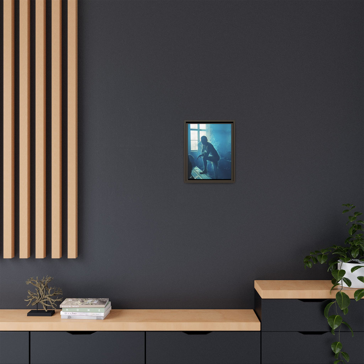 celibataire 044 | Framed Vintage Photo - Matte Canvas