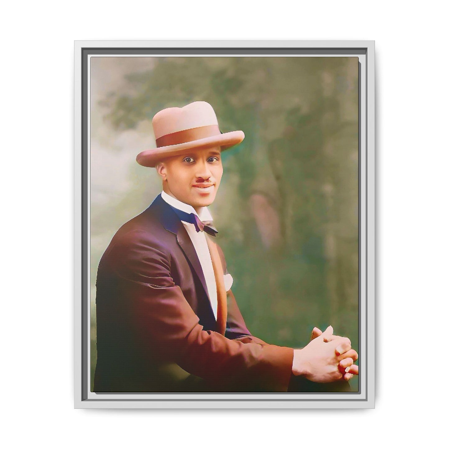 celibataire 004 | Framed Vintage Photo - Matte Canvas